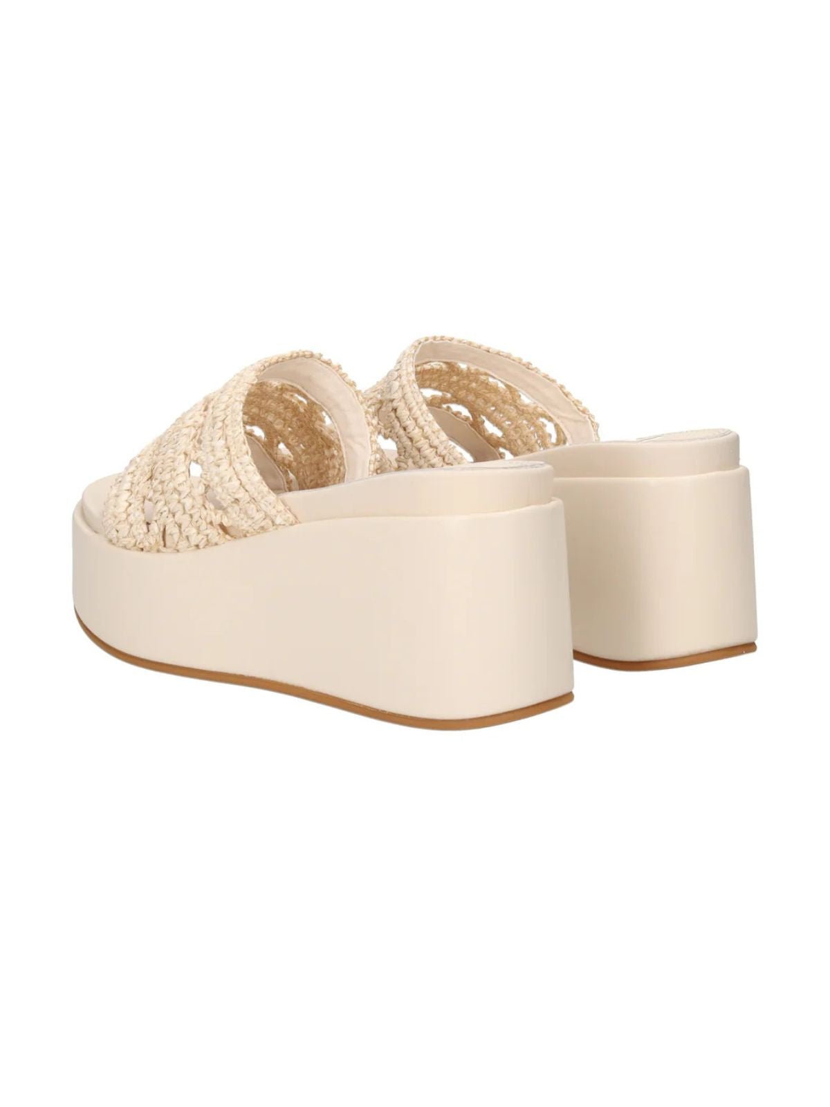 Gold&Gold - Sandalo scalzato Realizzato in ecopelle e tessuto pregiato. - Donna - World Fashion