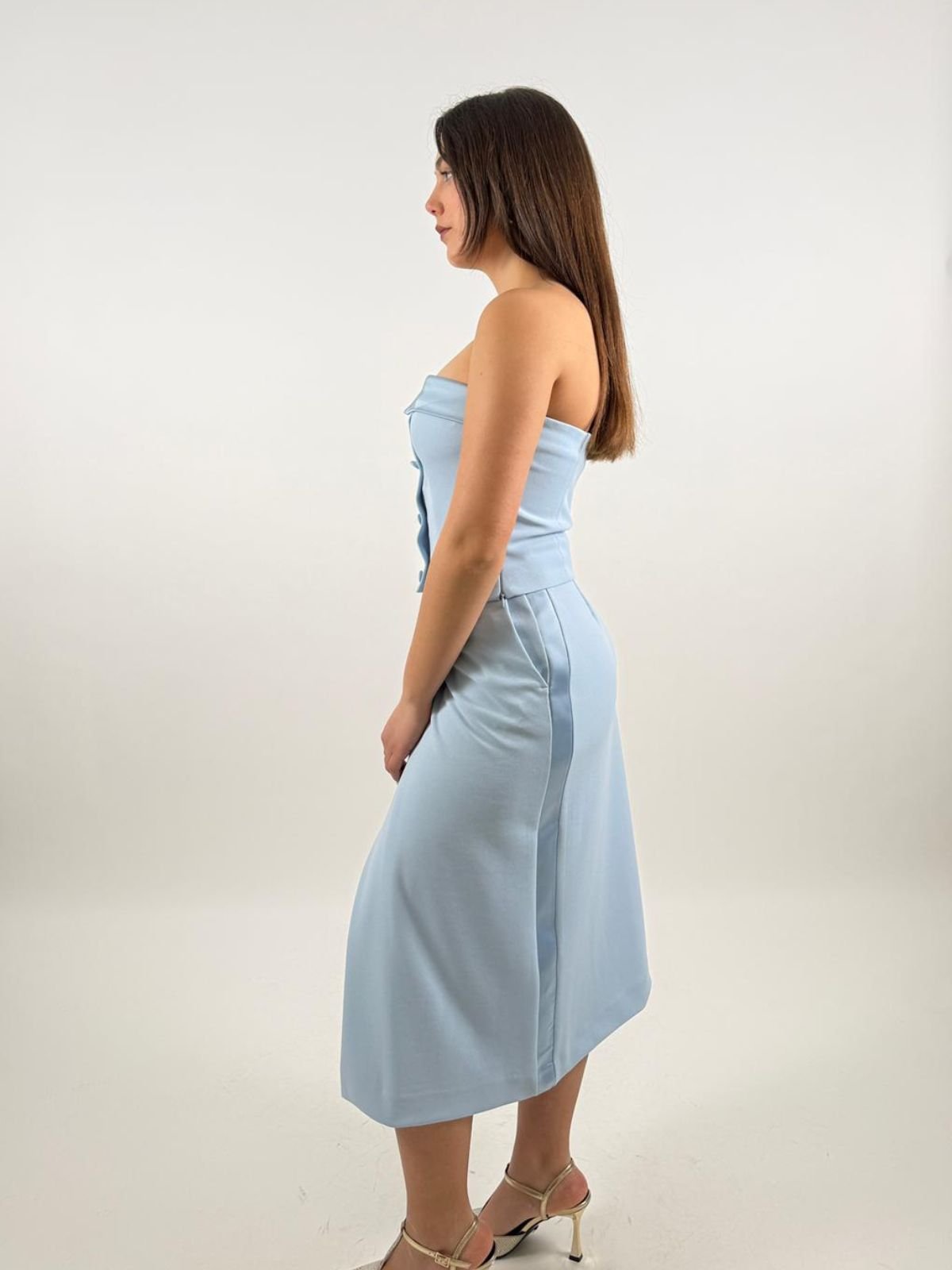 Gonna a portafoglio con spacco frontale Donna - Vicolo - World Fashion