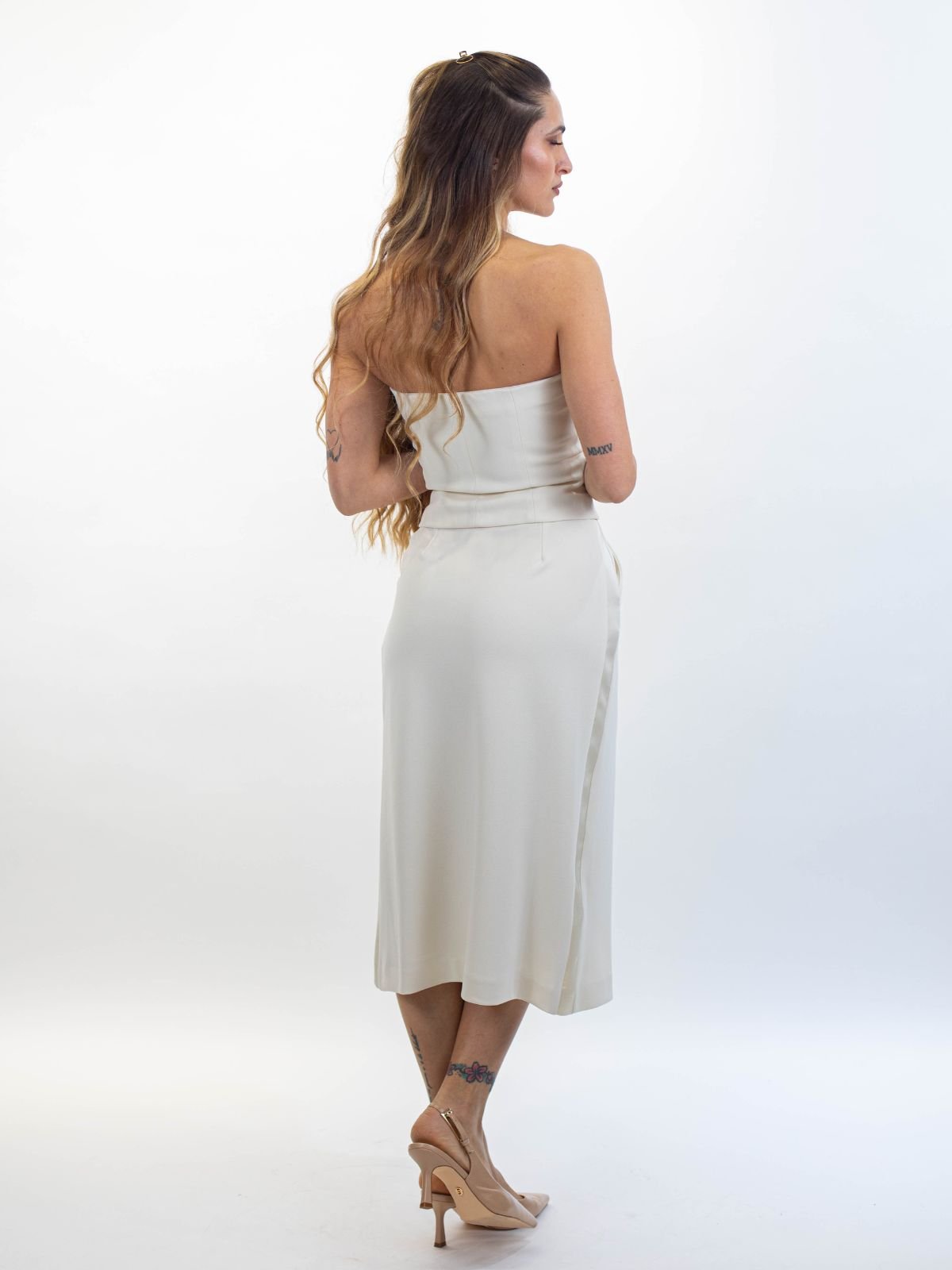 Gonna a portafoglio con spacco frontale Donna - Vicolo - World Fashion
