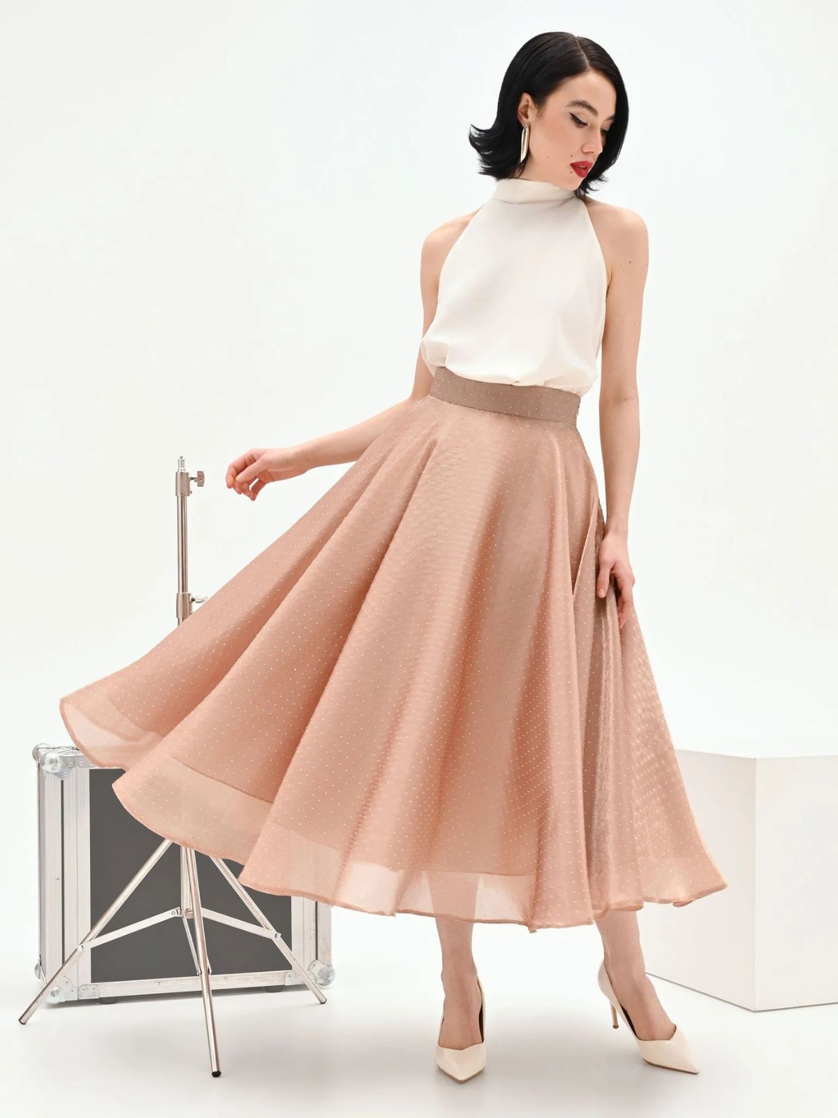 Gonna con strass allover Donna - Rinascimento - World Fashion