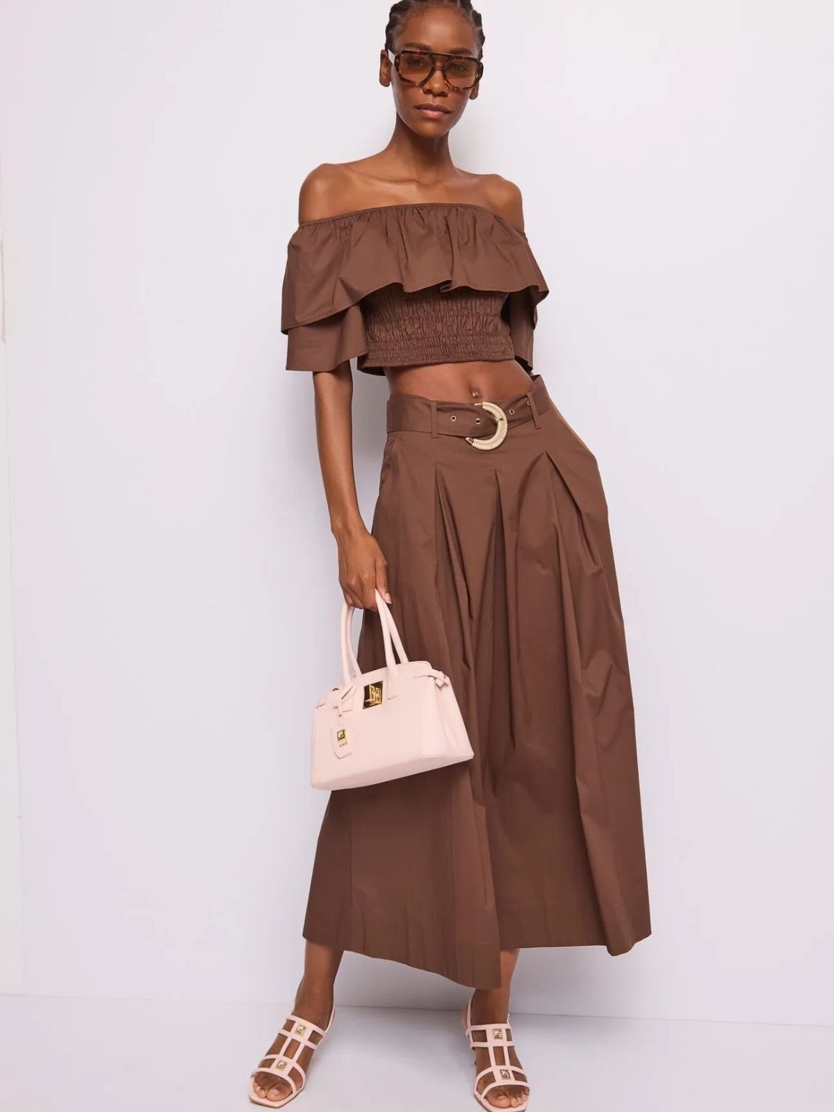 Gonna lunga con cintura Donna - Gaudì Fashion - World Fashion