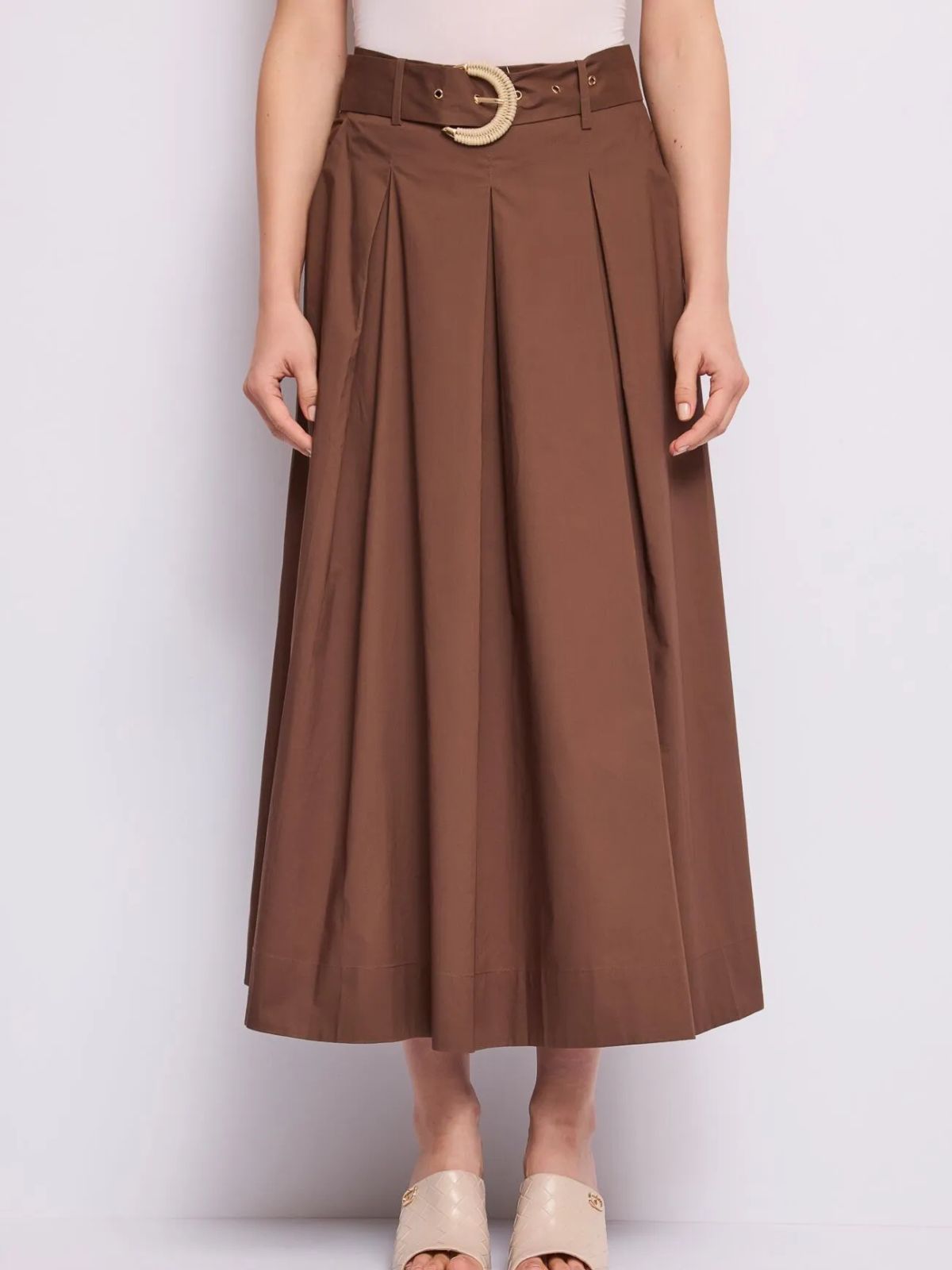 Gonna lunga con cintura Donna - Gaudì Fashion - World Fashion