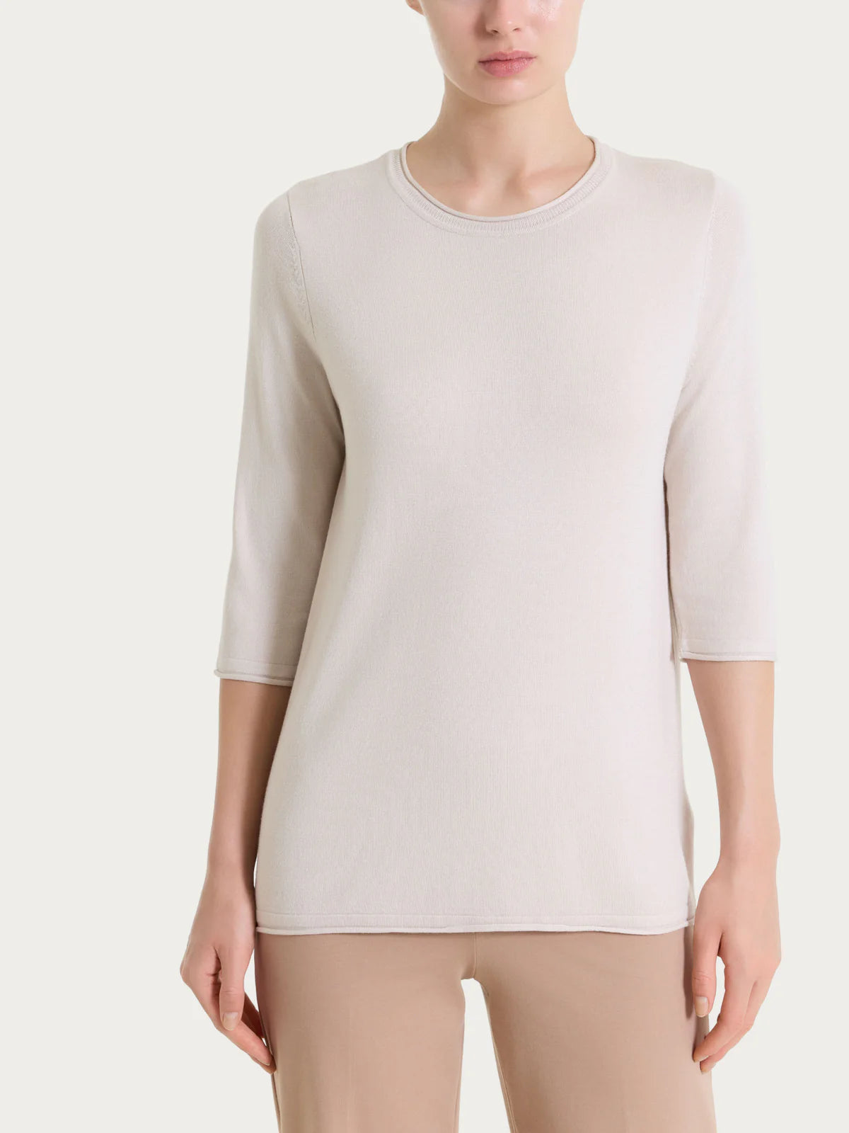 Ragno - Maglia girocollo con manica 3/4 in Summertime - Donna