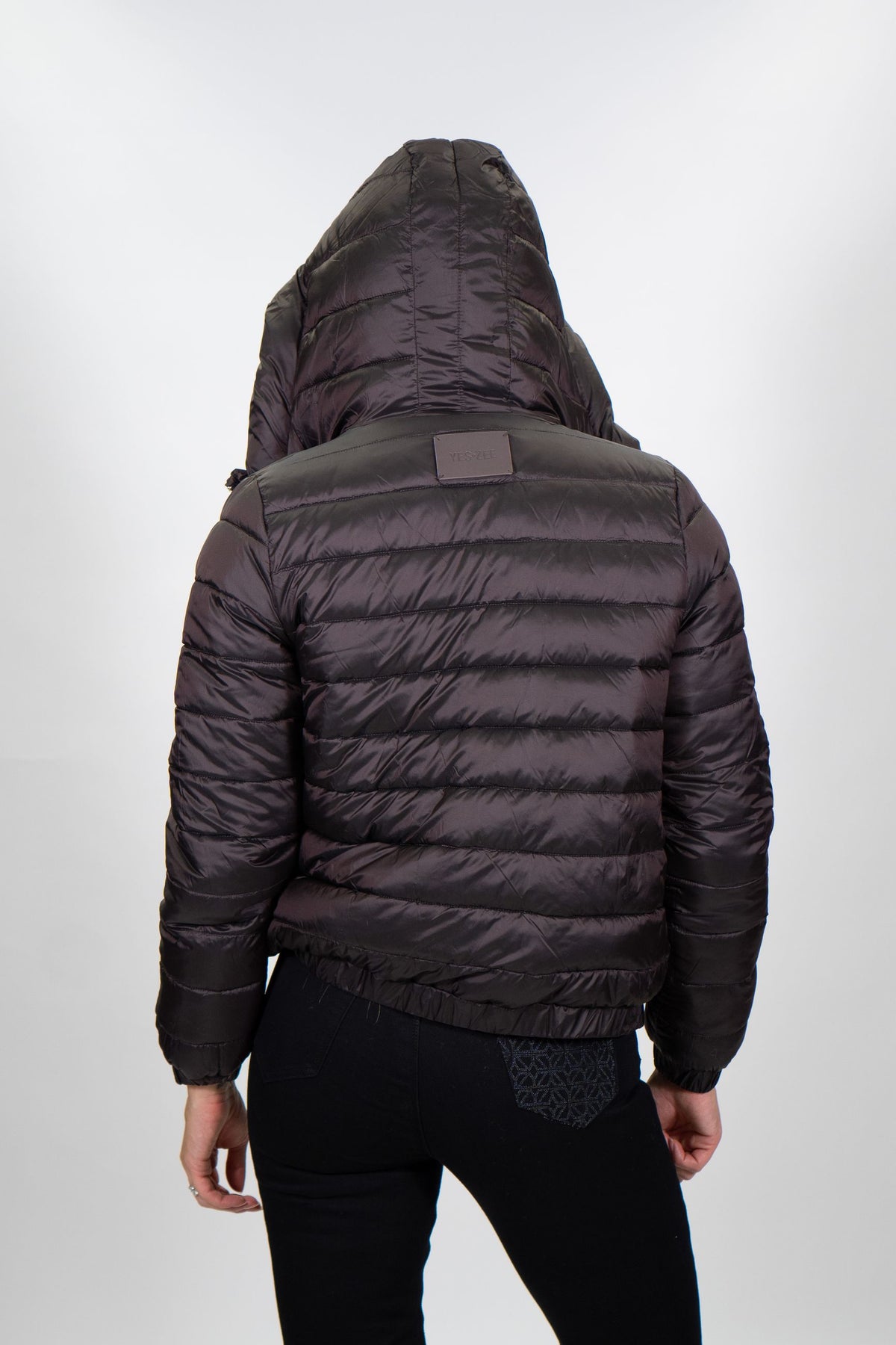 Yes Zee - Bomber reversibile in tessuto effetto peluche - Donna