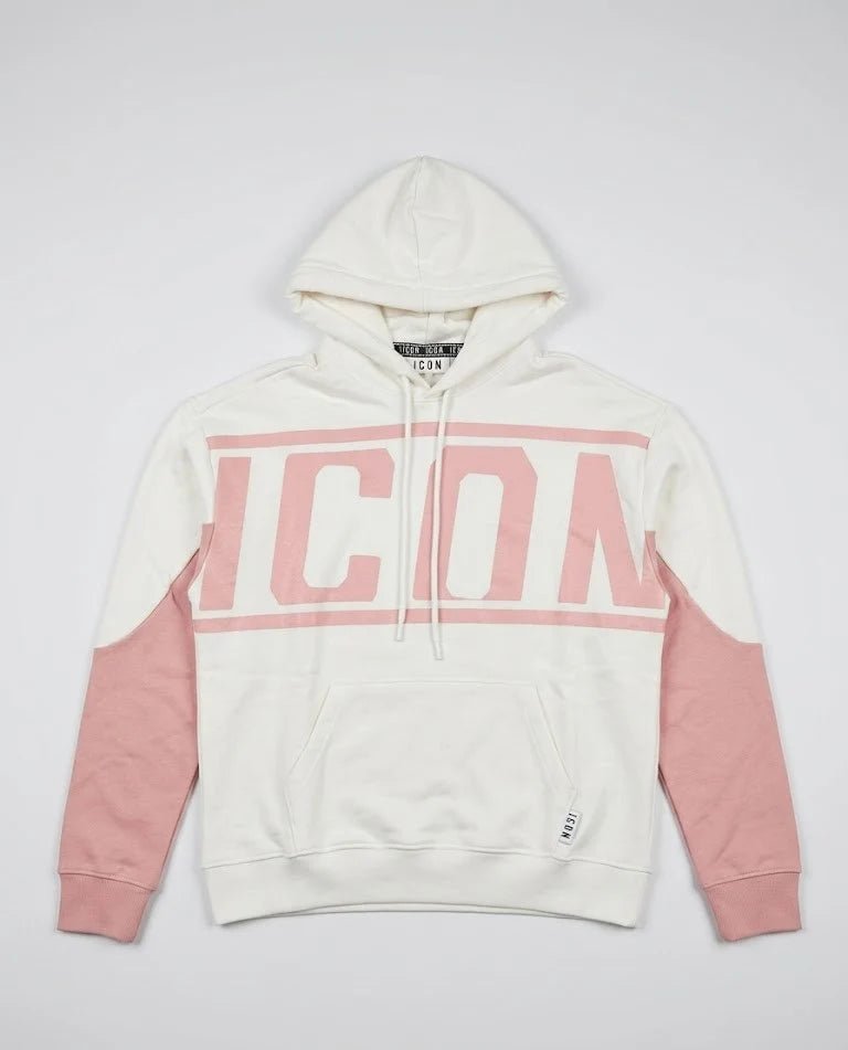 Icon - Felpa Cappuccio Stripe - Donna - World Fashion