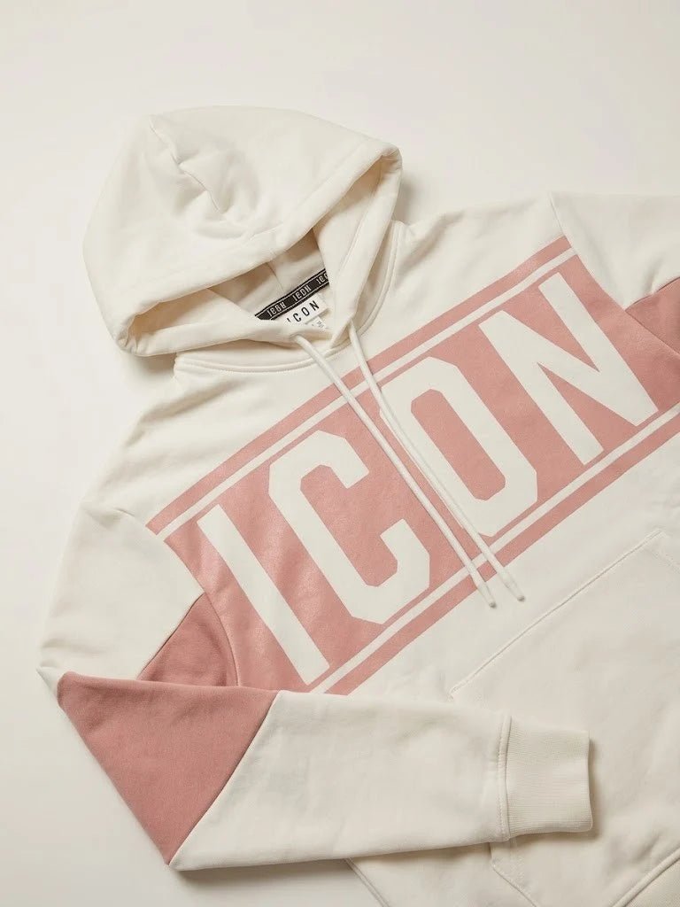 Icon - Felpa Cappuccio Stripe - Donna - World Fashion
