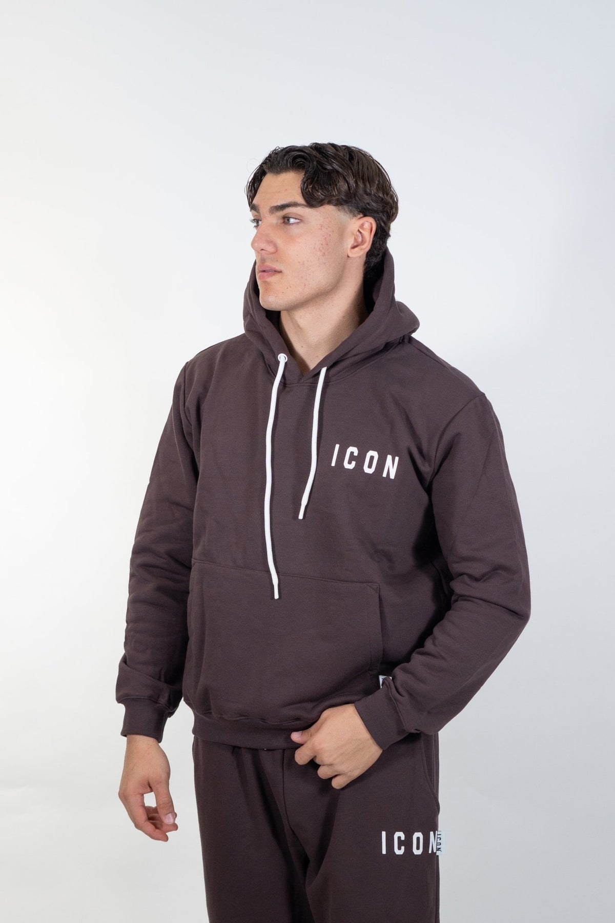 Icon - Felpa con cappuccio e logo - Uomo - World Fashion