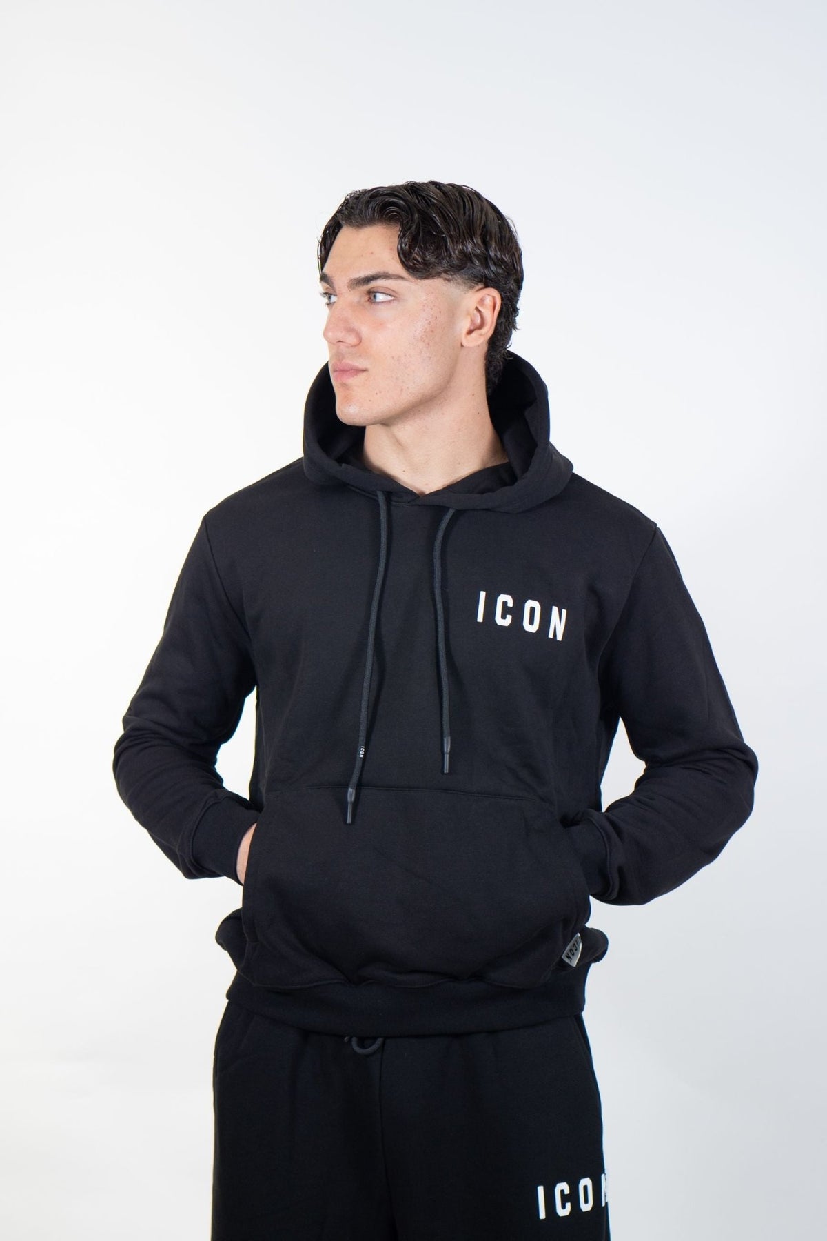 Icon - Felpa con cappuccio e logo - Uomo - World Fashion