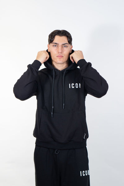 Icon - Felpa con cappuccio e logo - Uomo