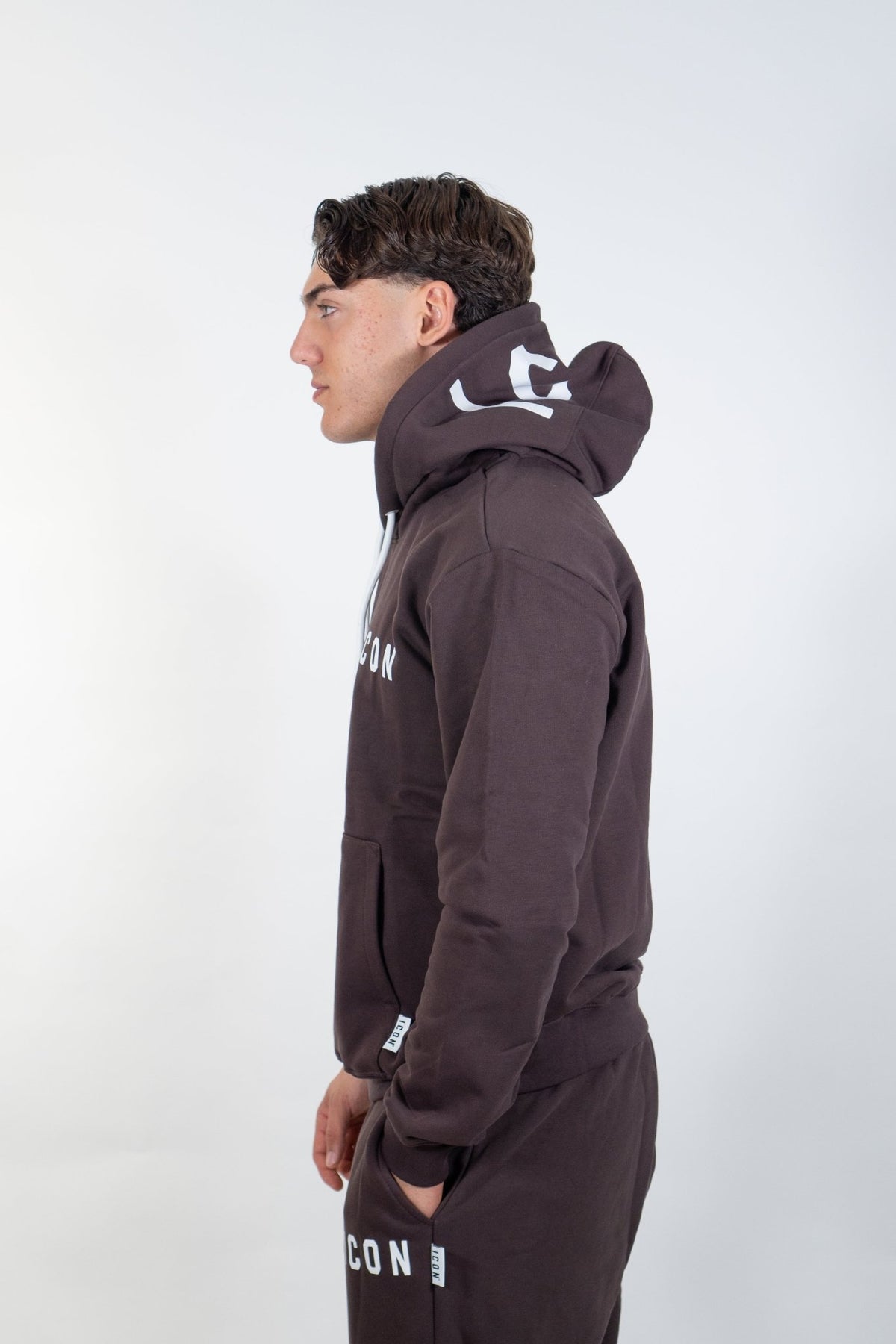 Icon - Felpa con cappuccio e logo - Uomo - World Fashion