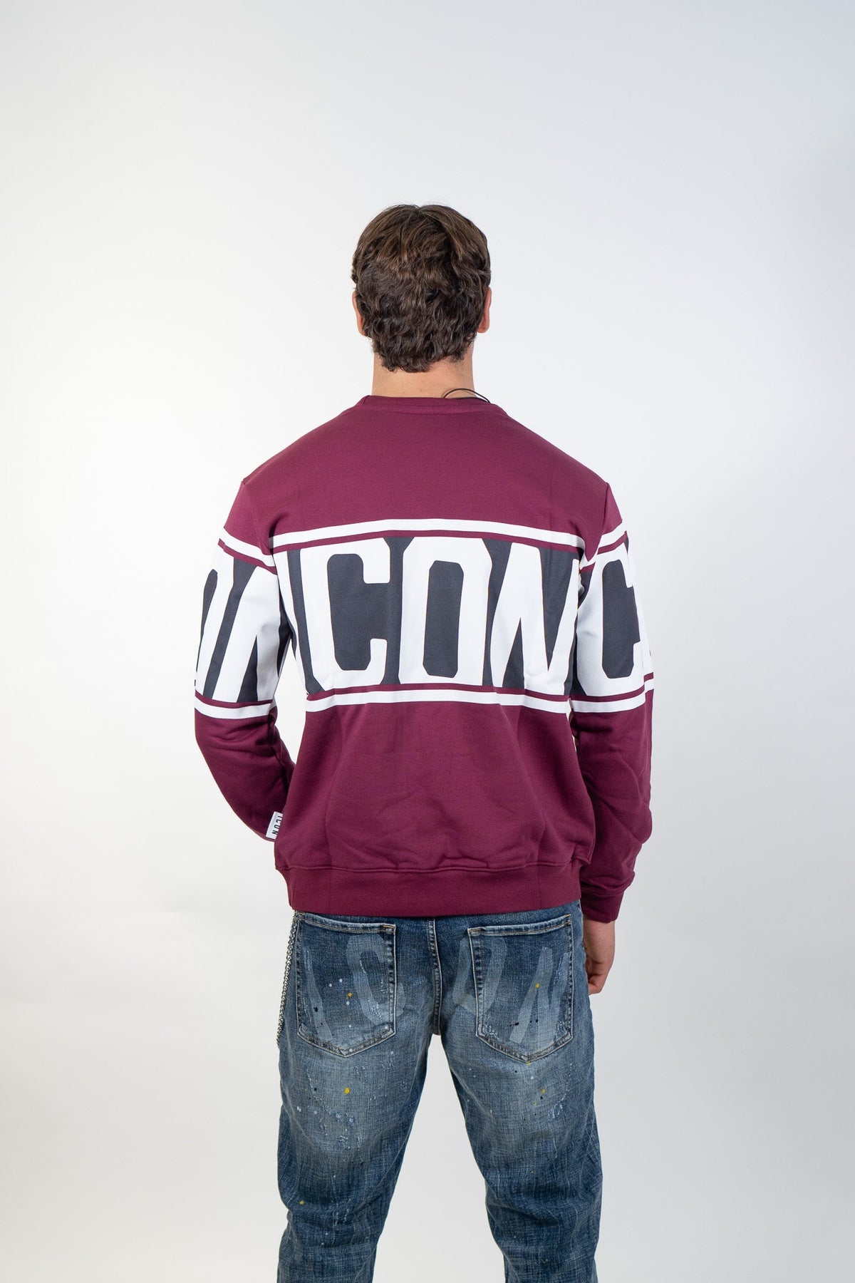 Icon - Felpa Girocollo Stripe - Uomo - World Fashion