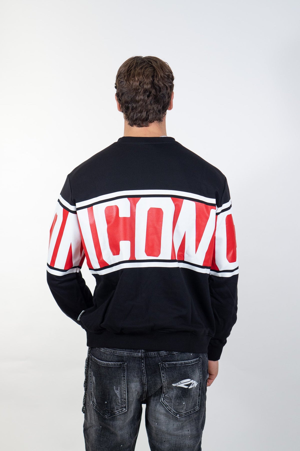 Icon - Felpa Girocollo Stripe - Uomo - World Fashion
