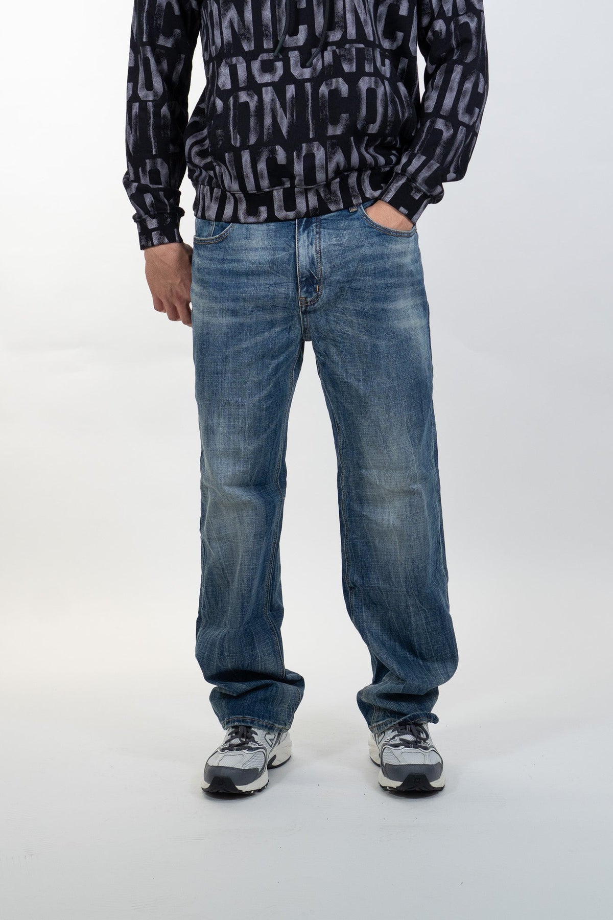 Icon - Jeans C/Logo Piccolo - Uomo - World Fashion