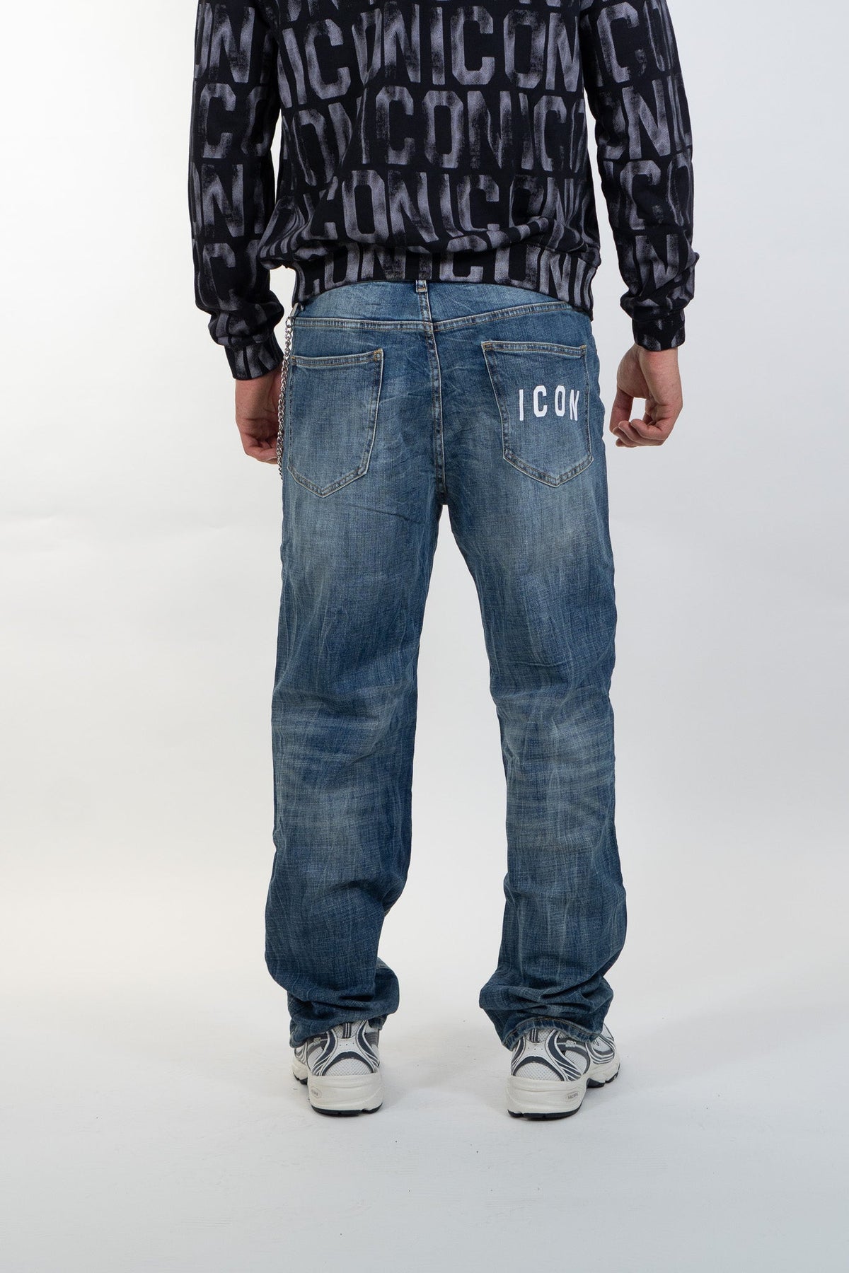 Icon - Jeans C/Logo Piccolo - Uomo - World Fashion