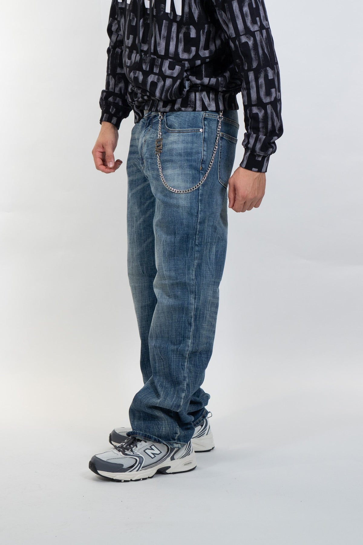 Icon - Jeans C/Logo Piccolo - Uomo - World Fashion