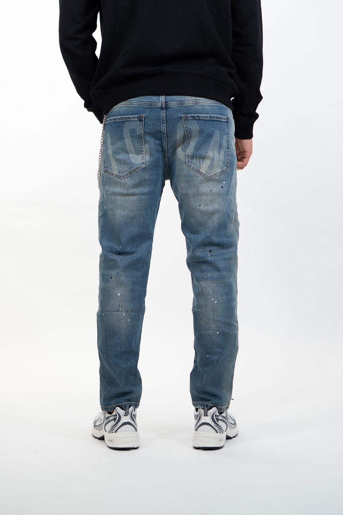 Icon - Jeans slim fit washed paint - Uomo - World Fashion