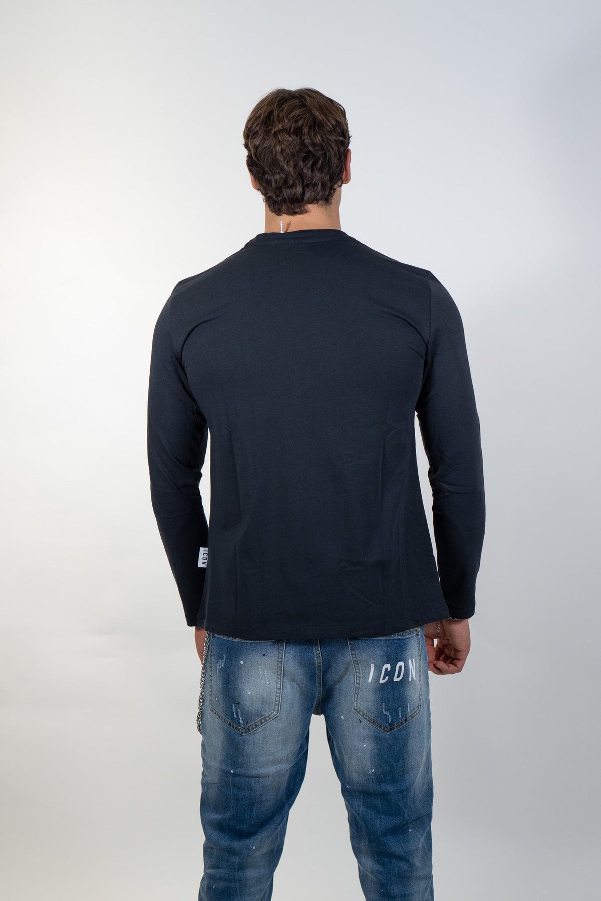 Icon - Maglia a maniche lunghe con logo - Uomo - World Fashion