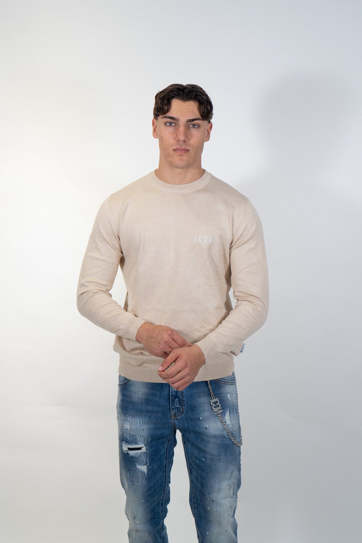 Icon - Maglia Con Ricamo - Uomo - World Fashion