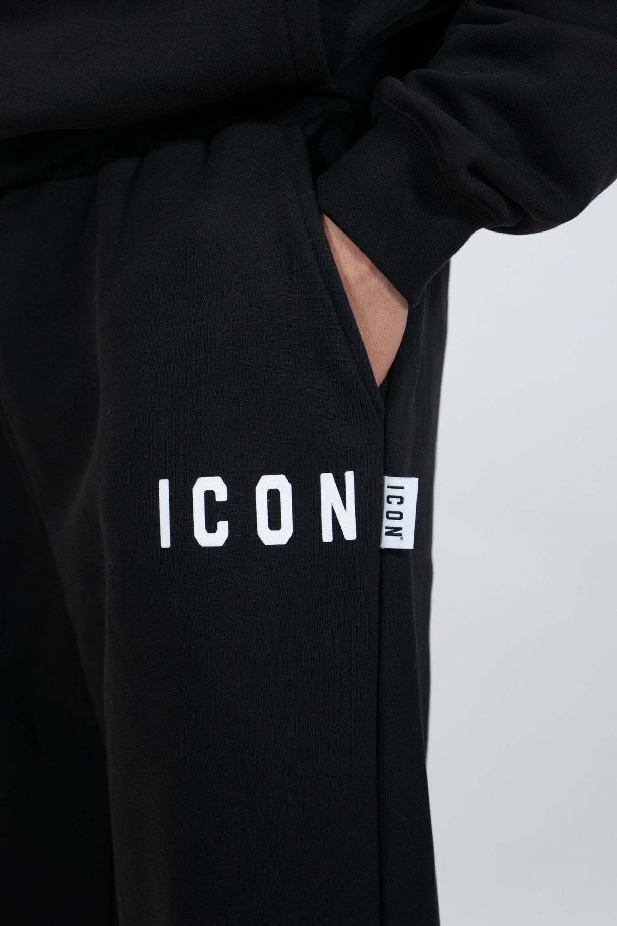 Icon - Pantalone felpato con logo - Uomo - World Fashion