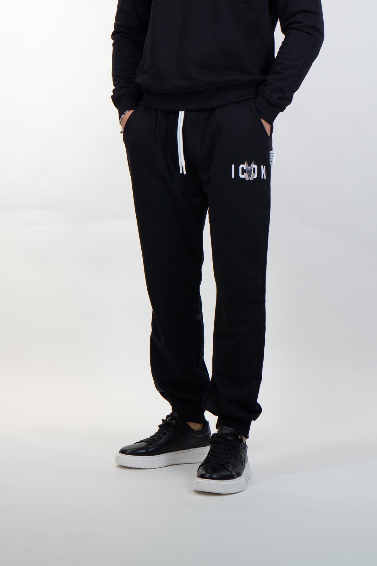 Icon - Pantalone Jogger Logo Piccolo - Uomo - World Fashion