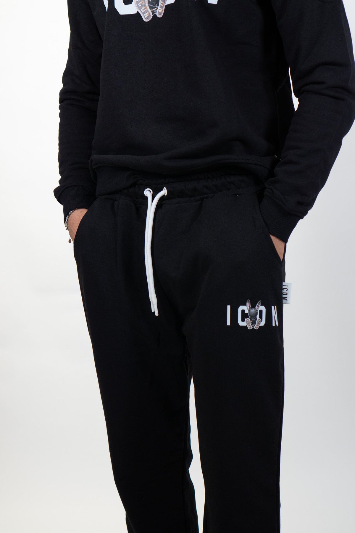 Icon - Pantalone Jogger Logo Piccolo - Uomo - World Fashion