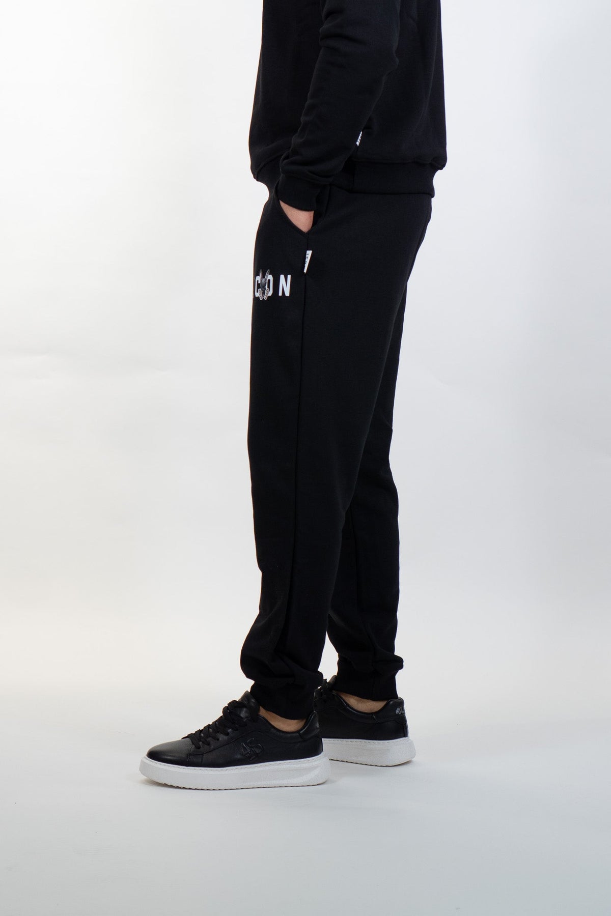 Icon - Pantalone Jogger Logo Piccolo - Uomo - World Fashion