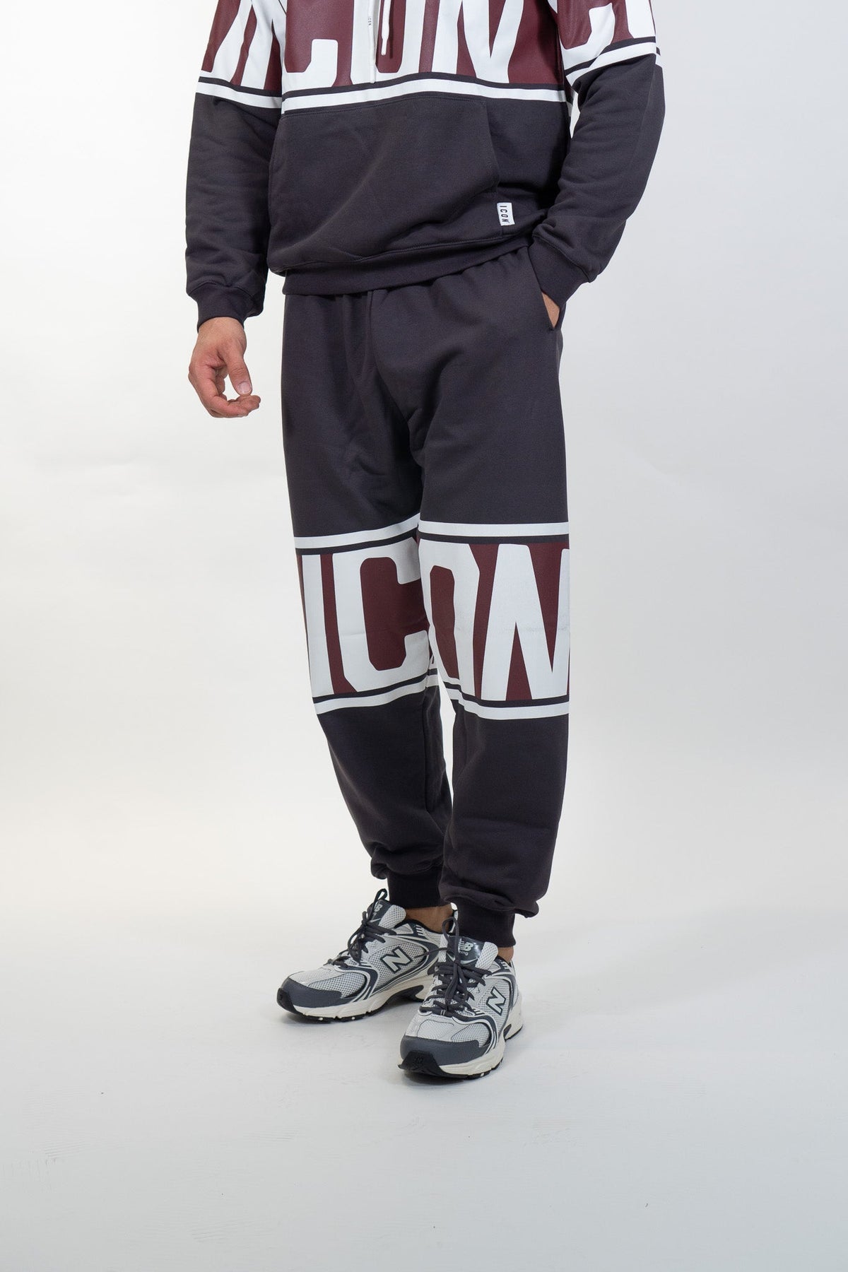 Icon - Pantalone Jogger Stripe - Uomo - World Fashion