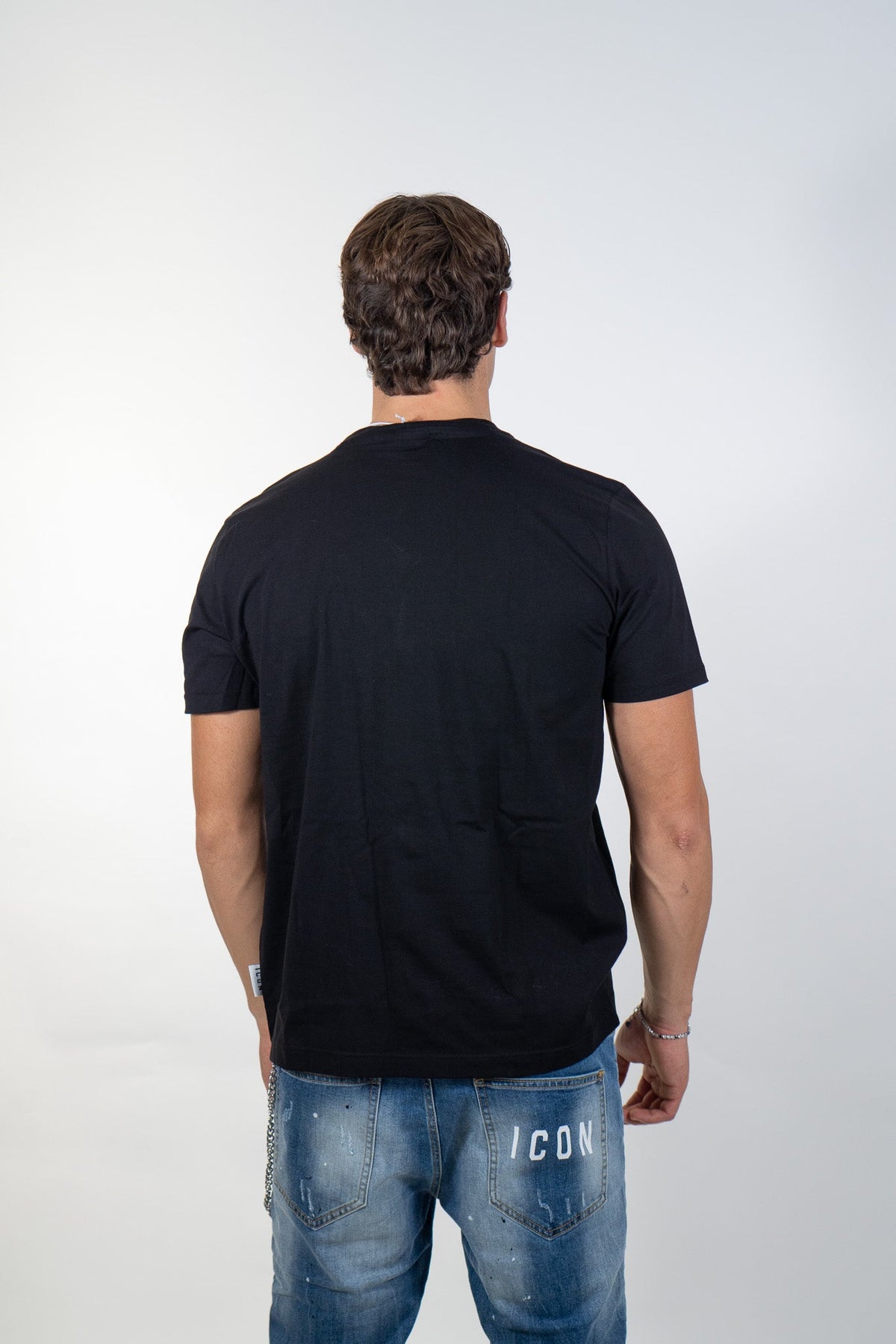 Icon - T-Shirt Basica Logo Grande - Uomo - World Fashion