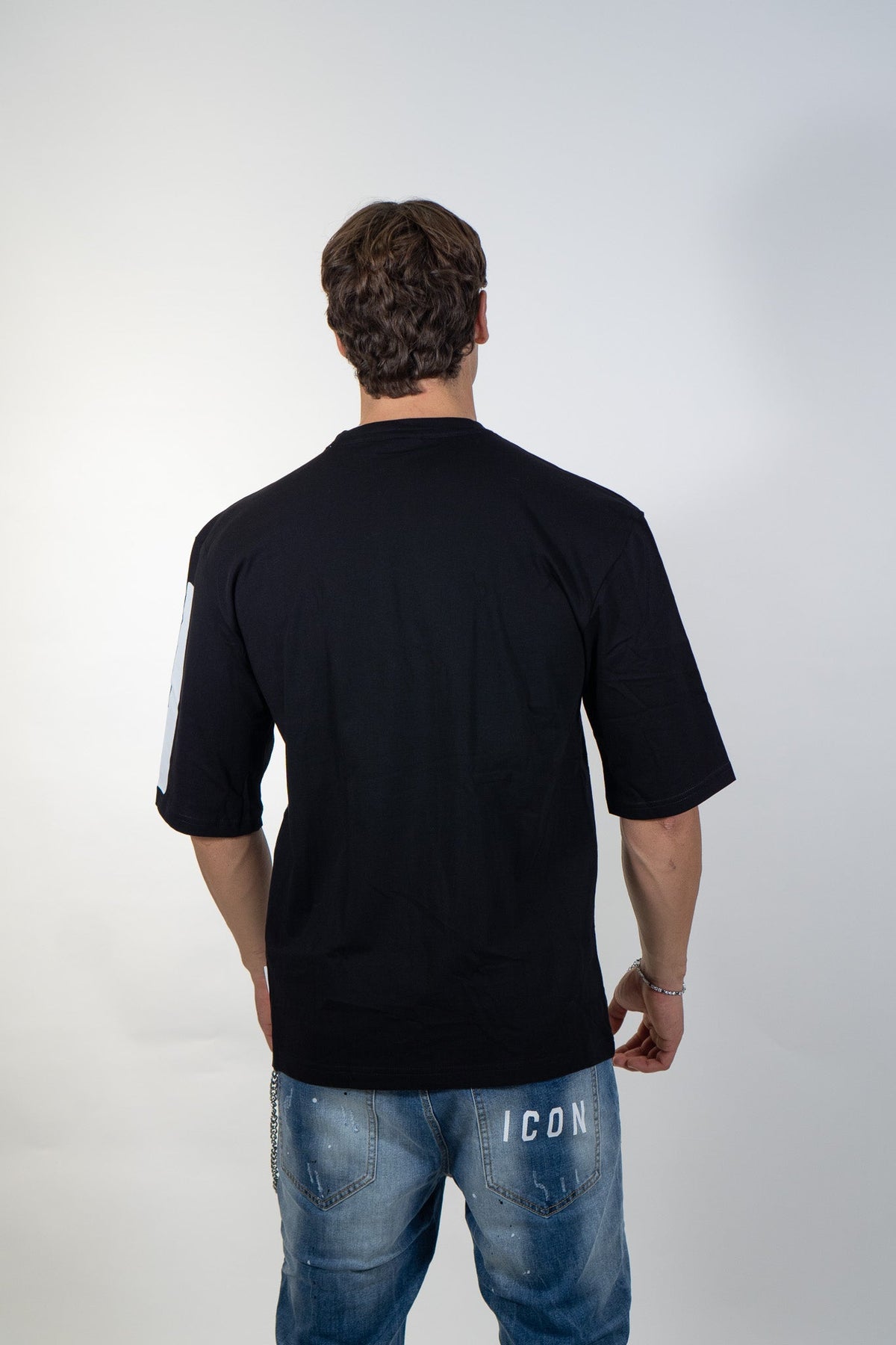 Icon - T-Shirt Logo Da Manica A Manica - Uomo - World Fashion