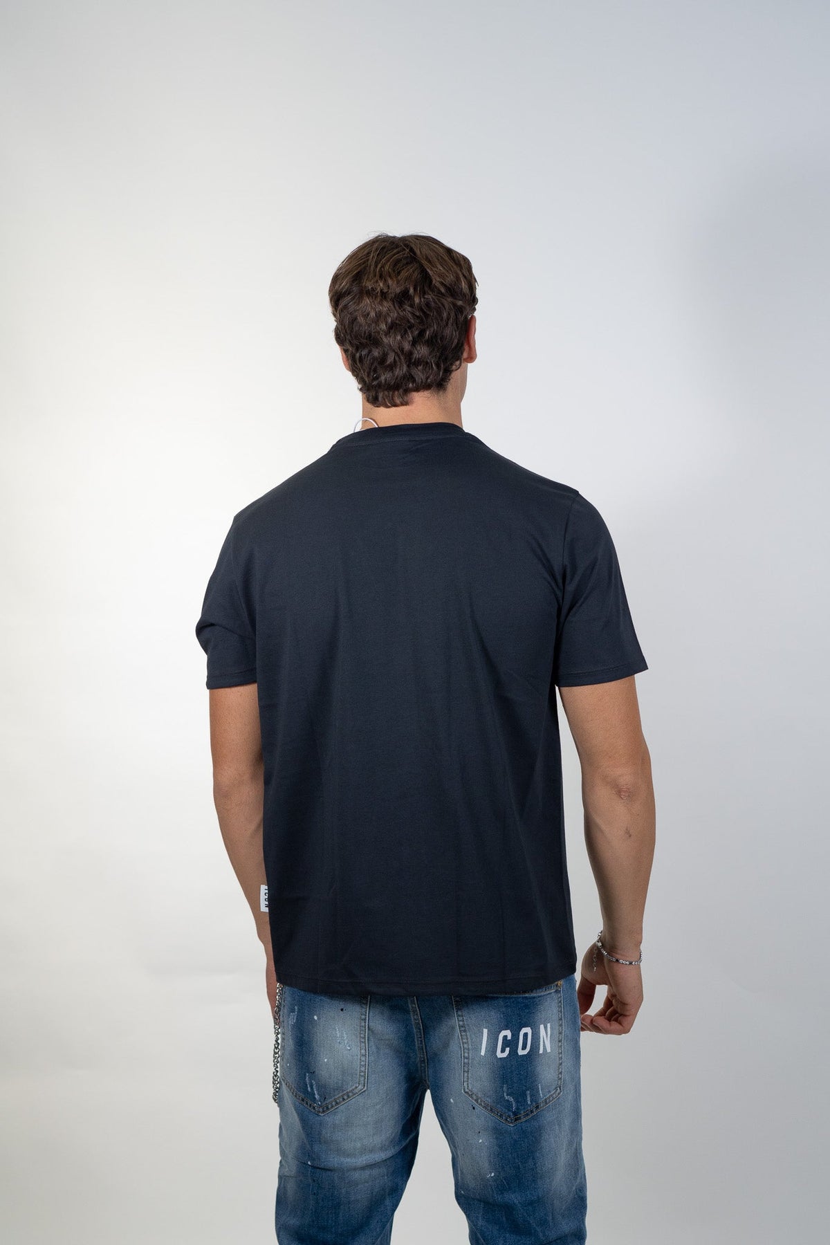Icon - T-Shirt Logo Piccolo - Uomo - World Fashion