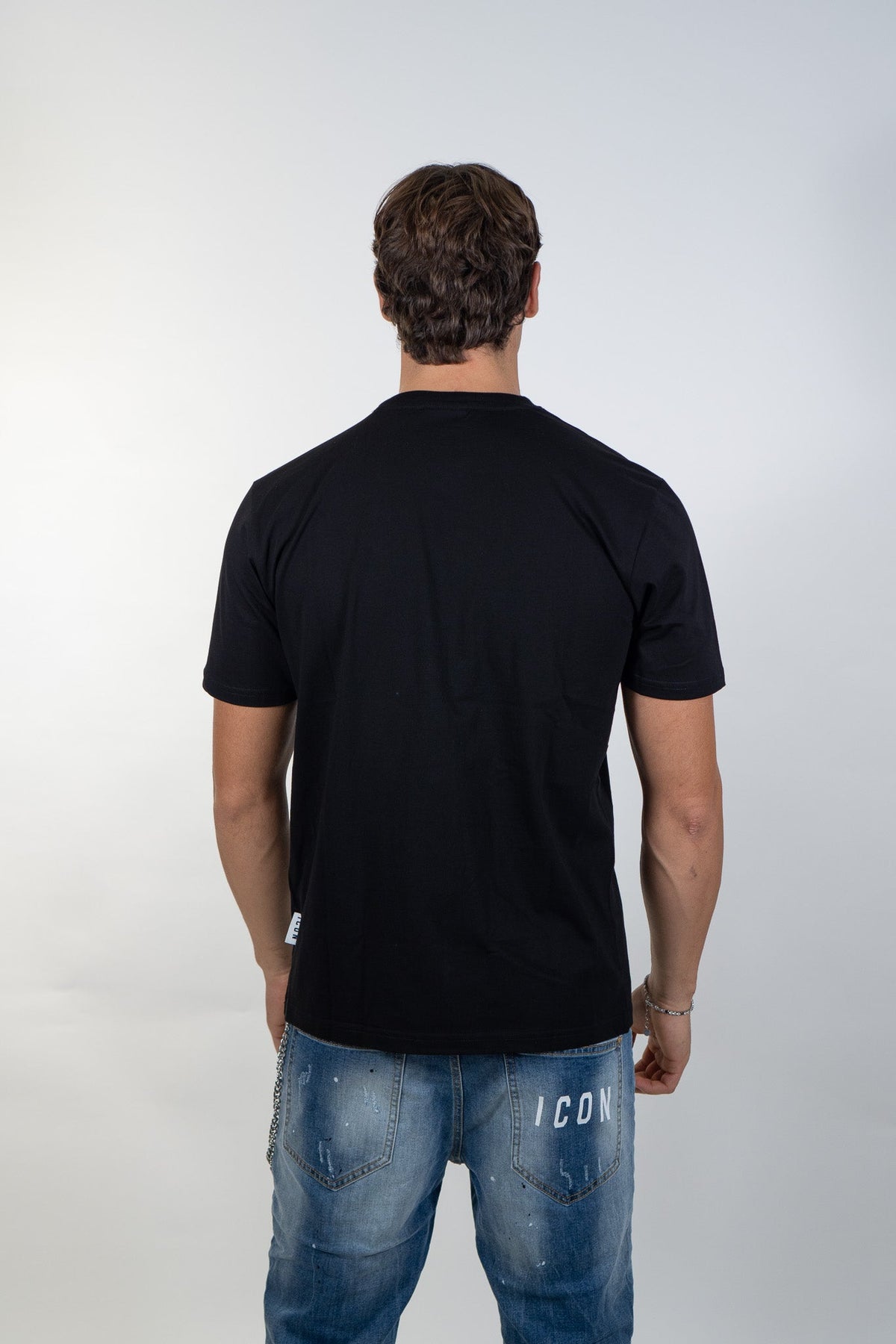 Icon - T-Shirt Logo Trasversale - Uomo - World Fashion
