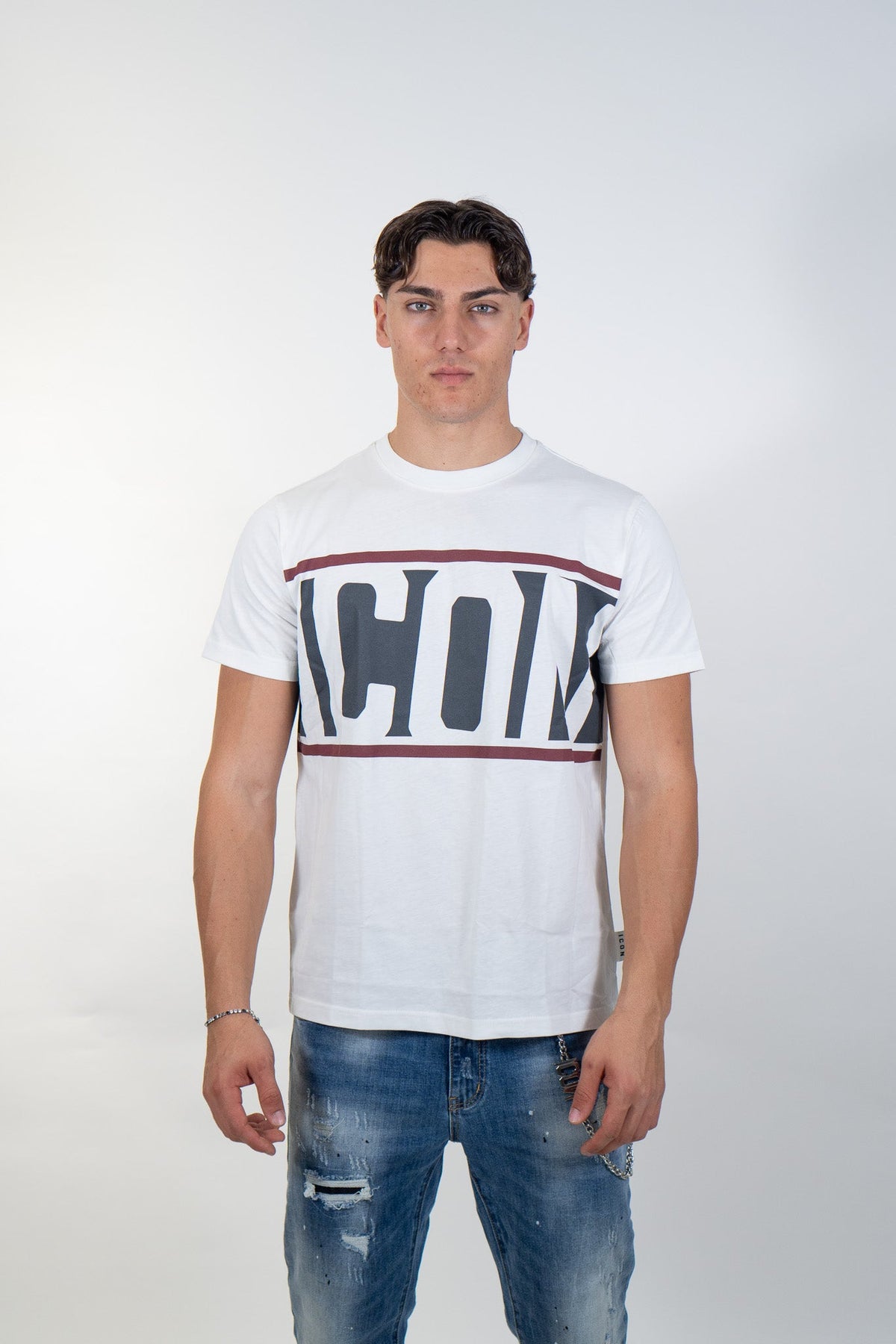 Icon - T-Shirt Stripe - Uomo - World Fashion