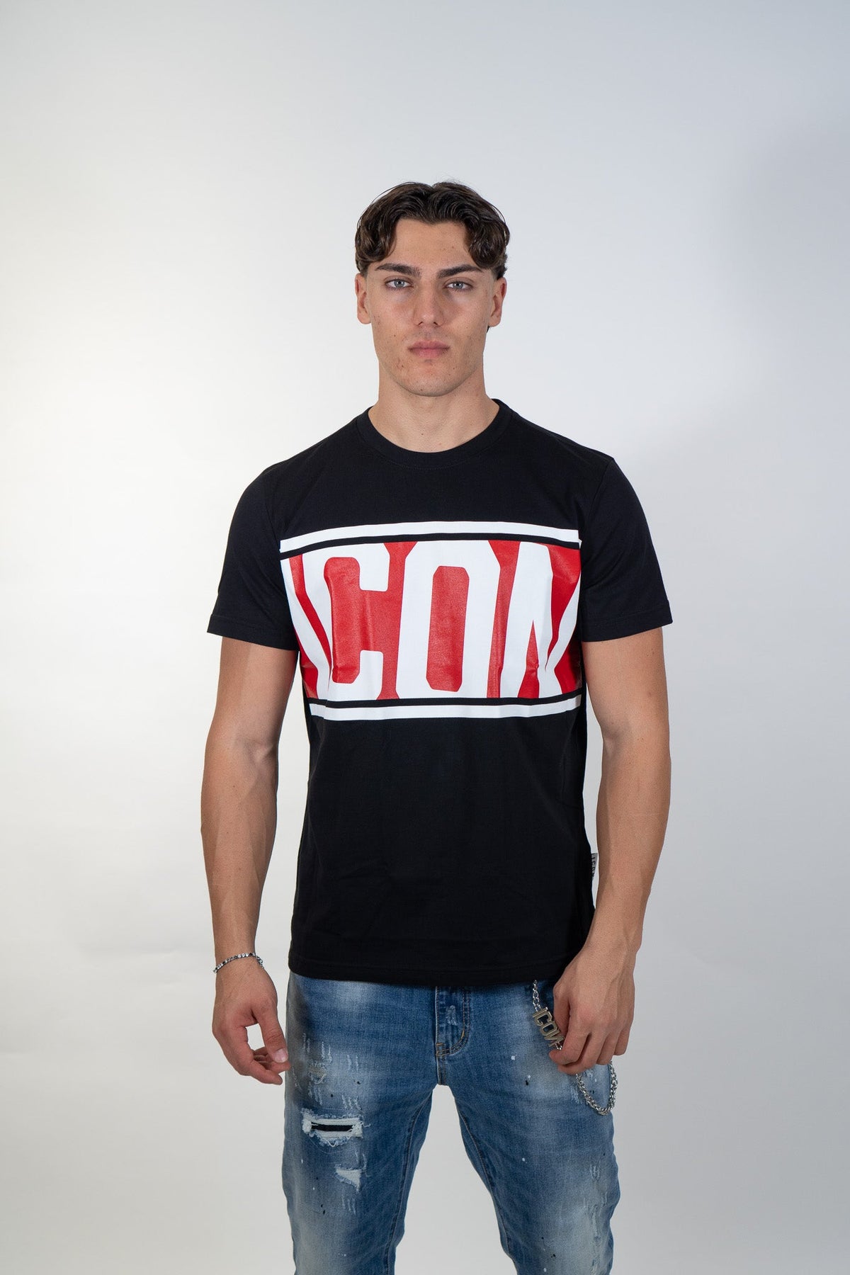 Icon - T-Shirt Stripe - Uomo - World Fashion