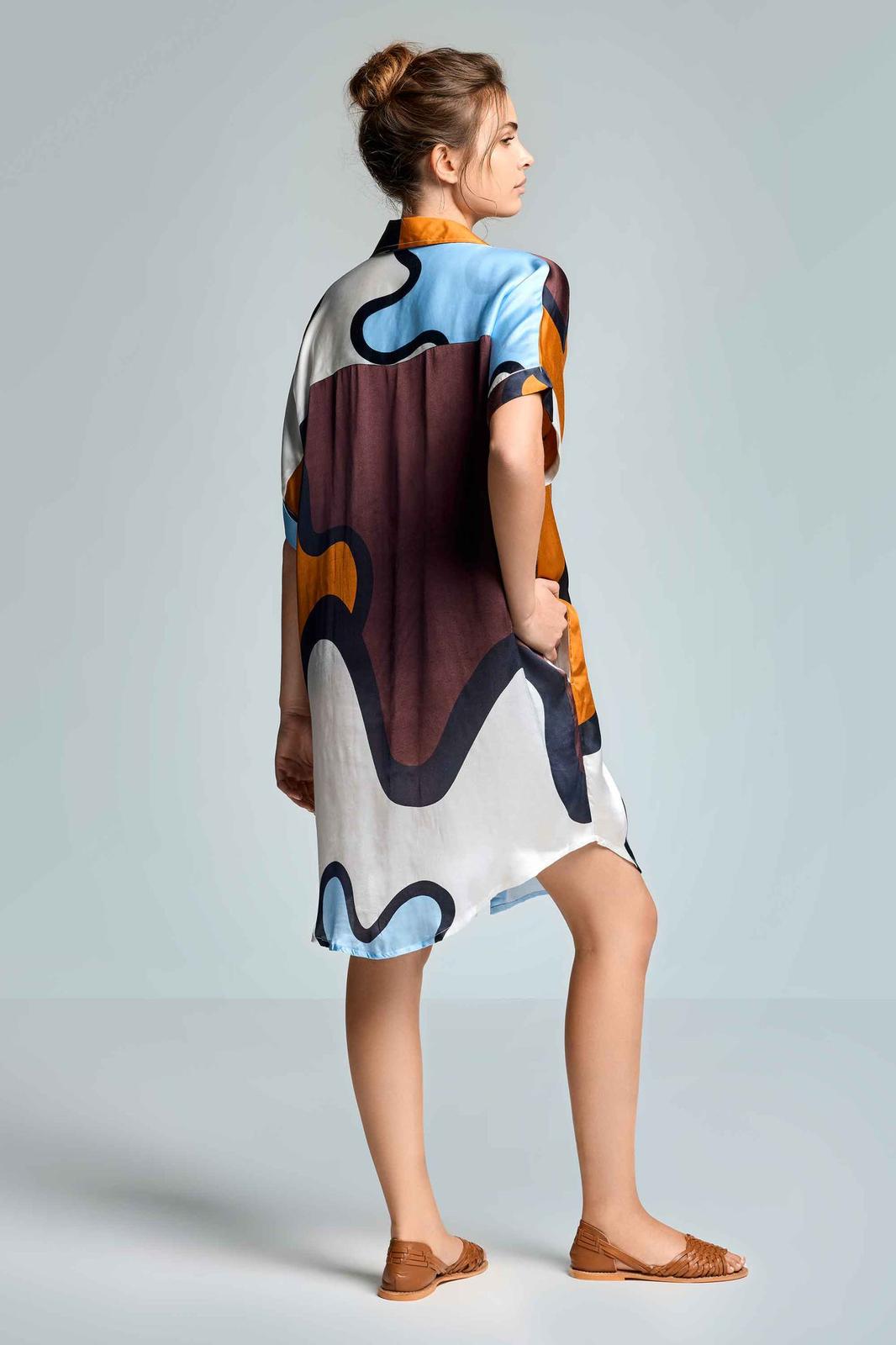 Iconique - Abito chemisier Elisa - Donna - World Fashion