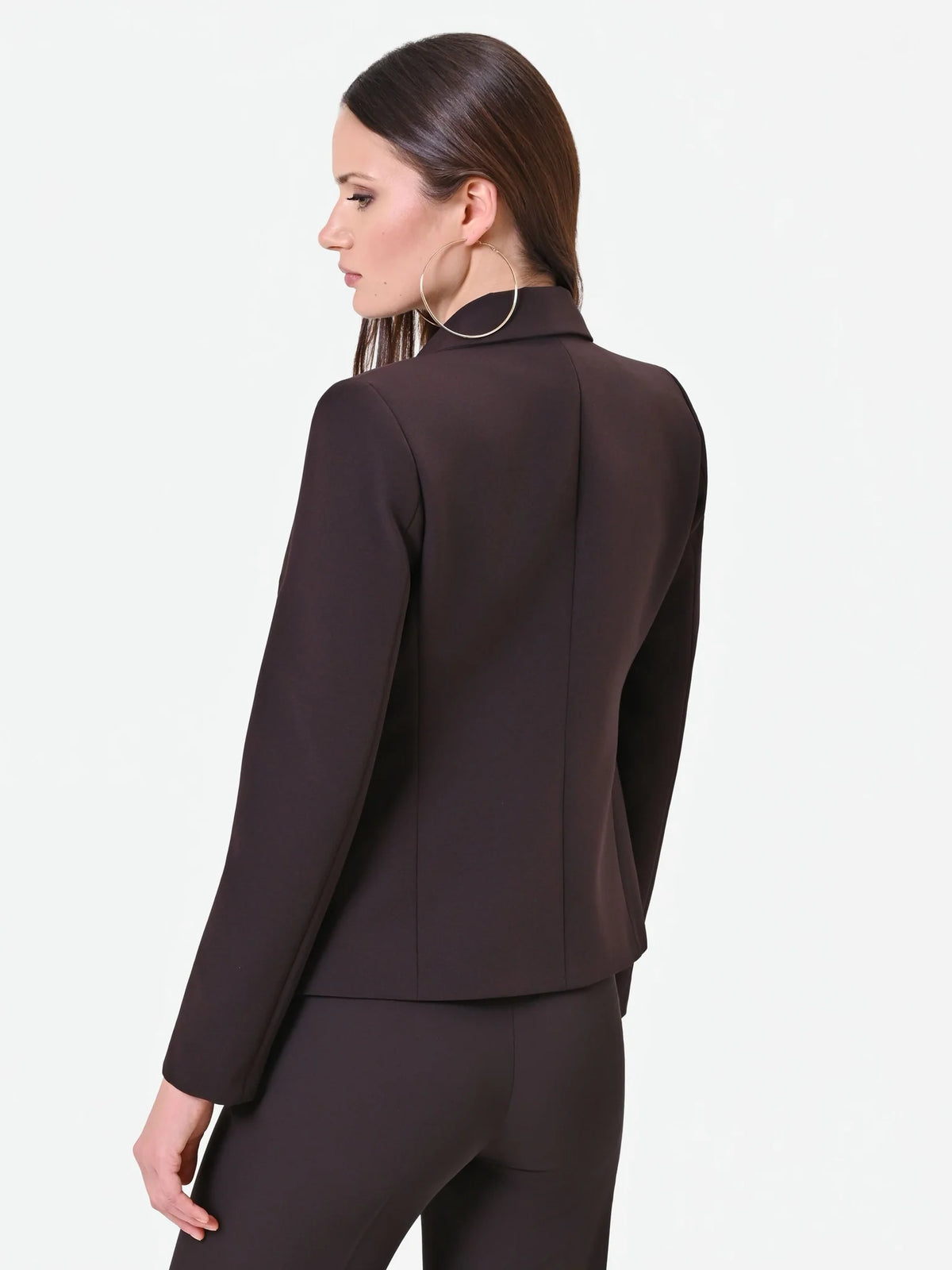 Rinascimento - Giacca blazer monopetto in Tessuto Tecnico - Donna