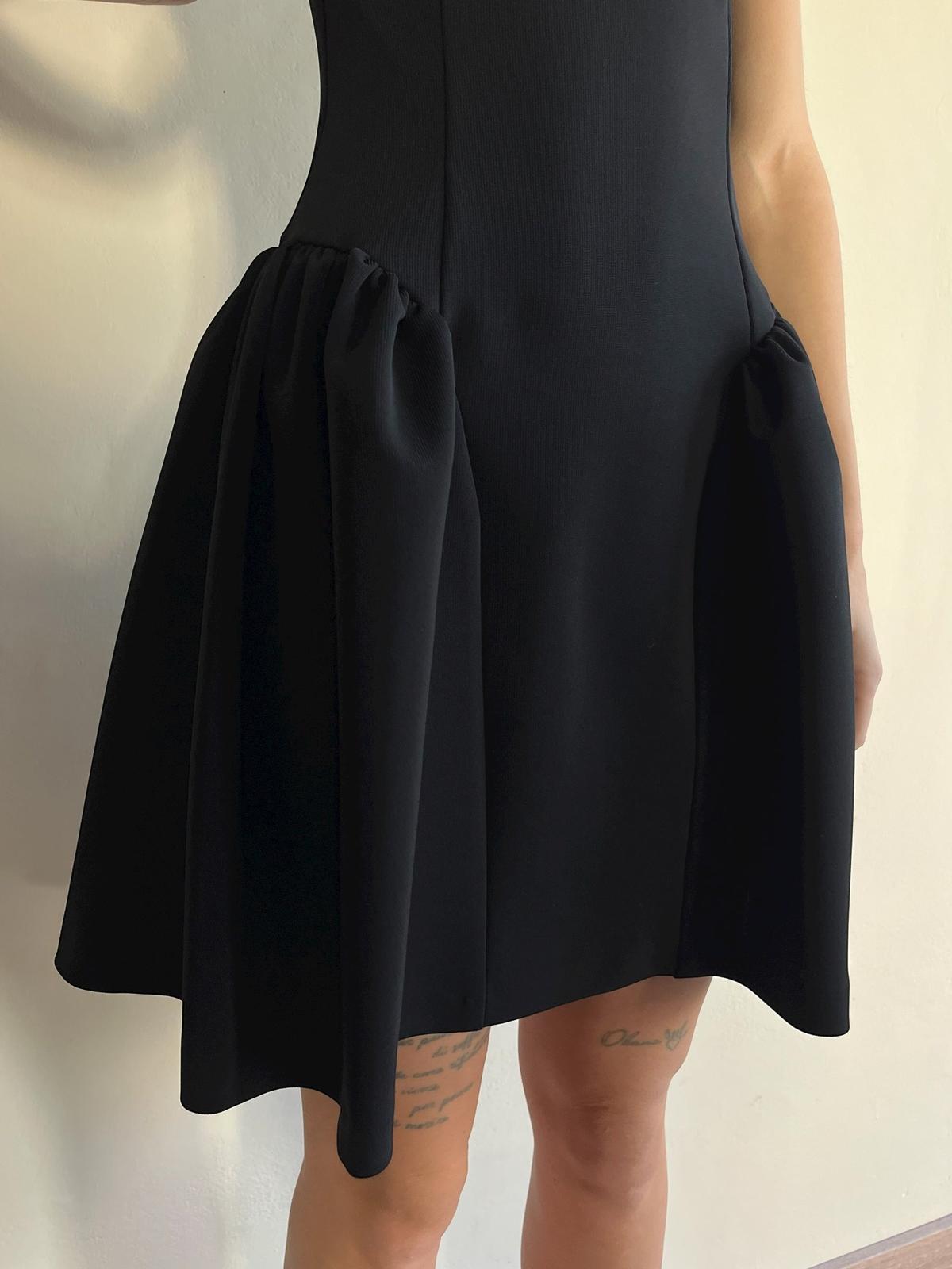 Imperial - Abito corto svasato senza maniche giro barca - Donna - World Fashion