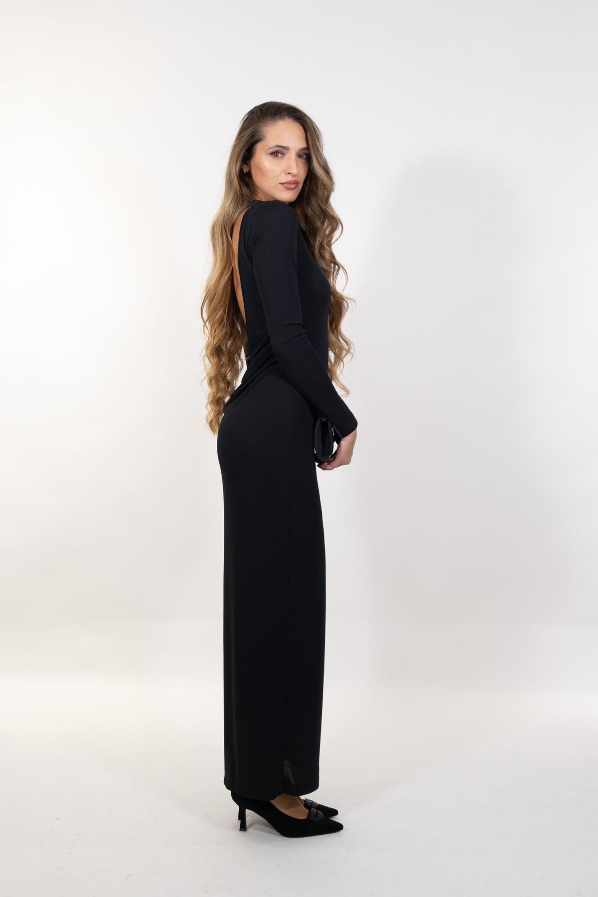 Imperial - Abito lungo con scollatura posteriore - Donna - World Fashion