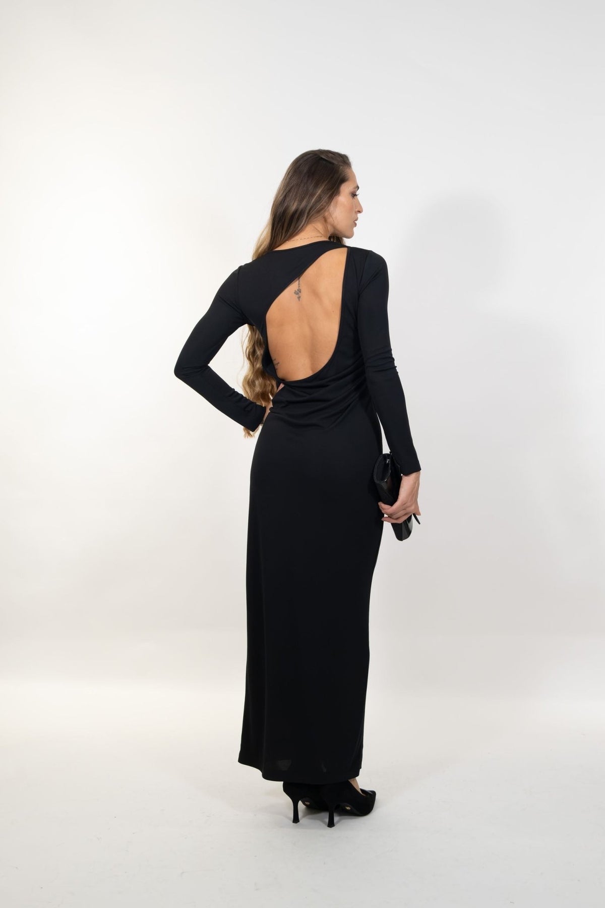 Imperial - Abito lungo con scollatura posteriore - Donna - World Fashion