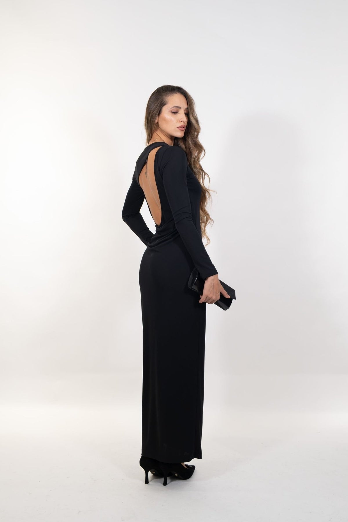 Imperial - Abito lungo con scollatura posteriore - Donna - World Fashion
