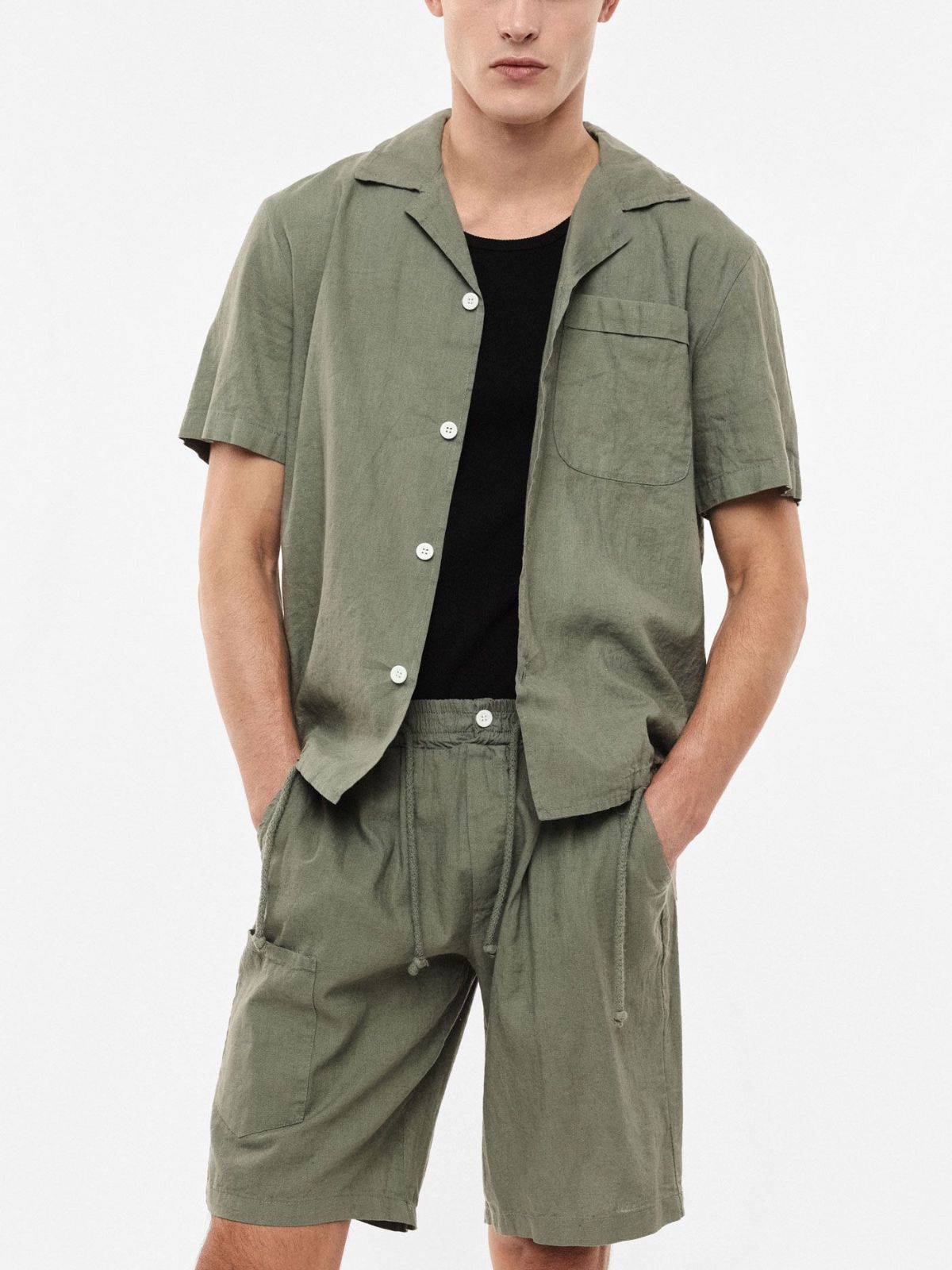 Imperial - Bermuda chino - fit con cintura elasticizzata e tasche - Uomo - World Fashion
