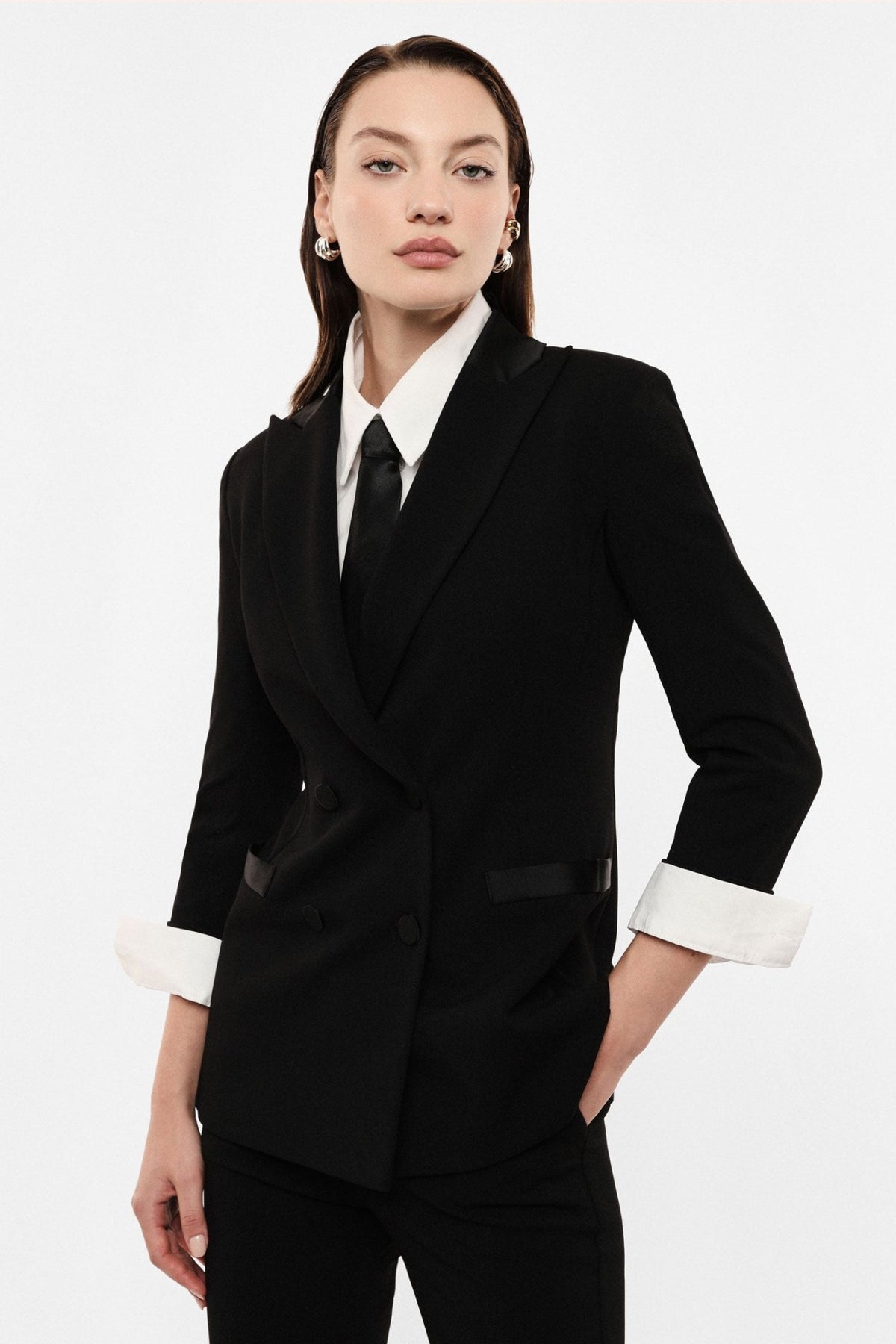 Imperial - Blazer doppiopetto con maniche tre quarti - Donna - World Fashion