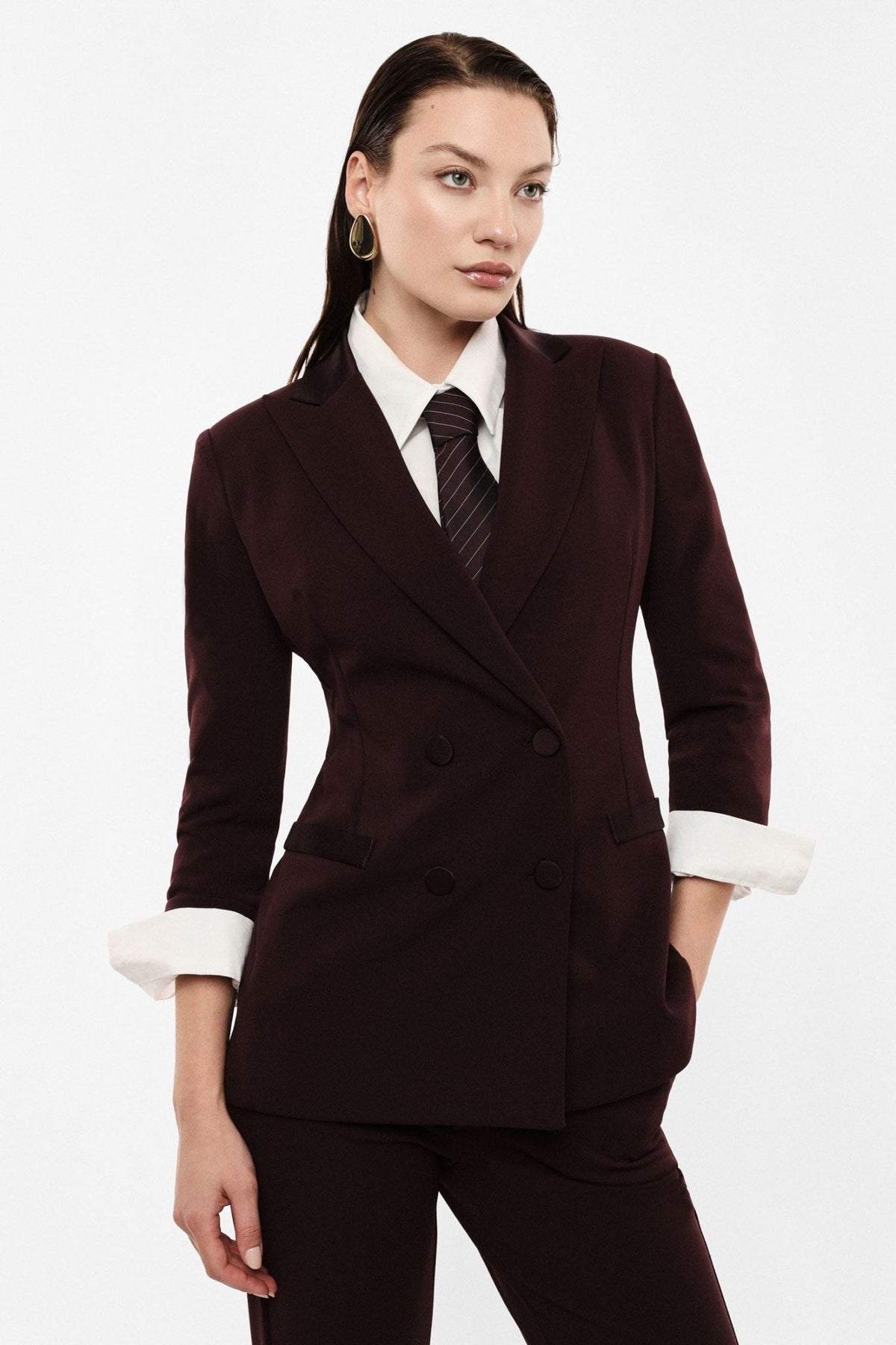 Imperial - Blazer doppiopetto con maniche tre quarti - Donna - World Fashion