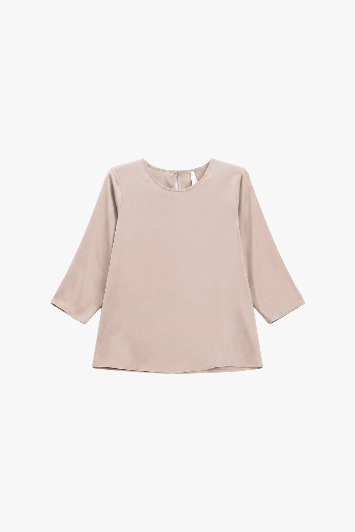 Imperial - Blusa ampia con maniche tre quarti e girocollo - Donna - World Fashion