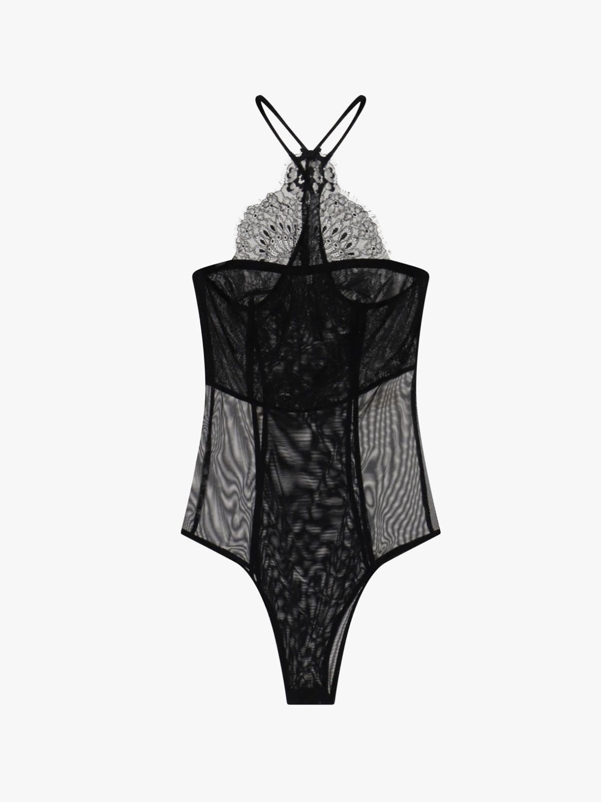 Imperial - Body con spalline sottili e scollo all'americana - Donna - World Fashion