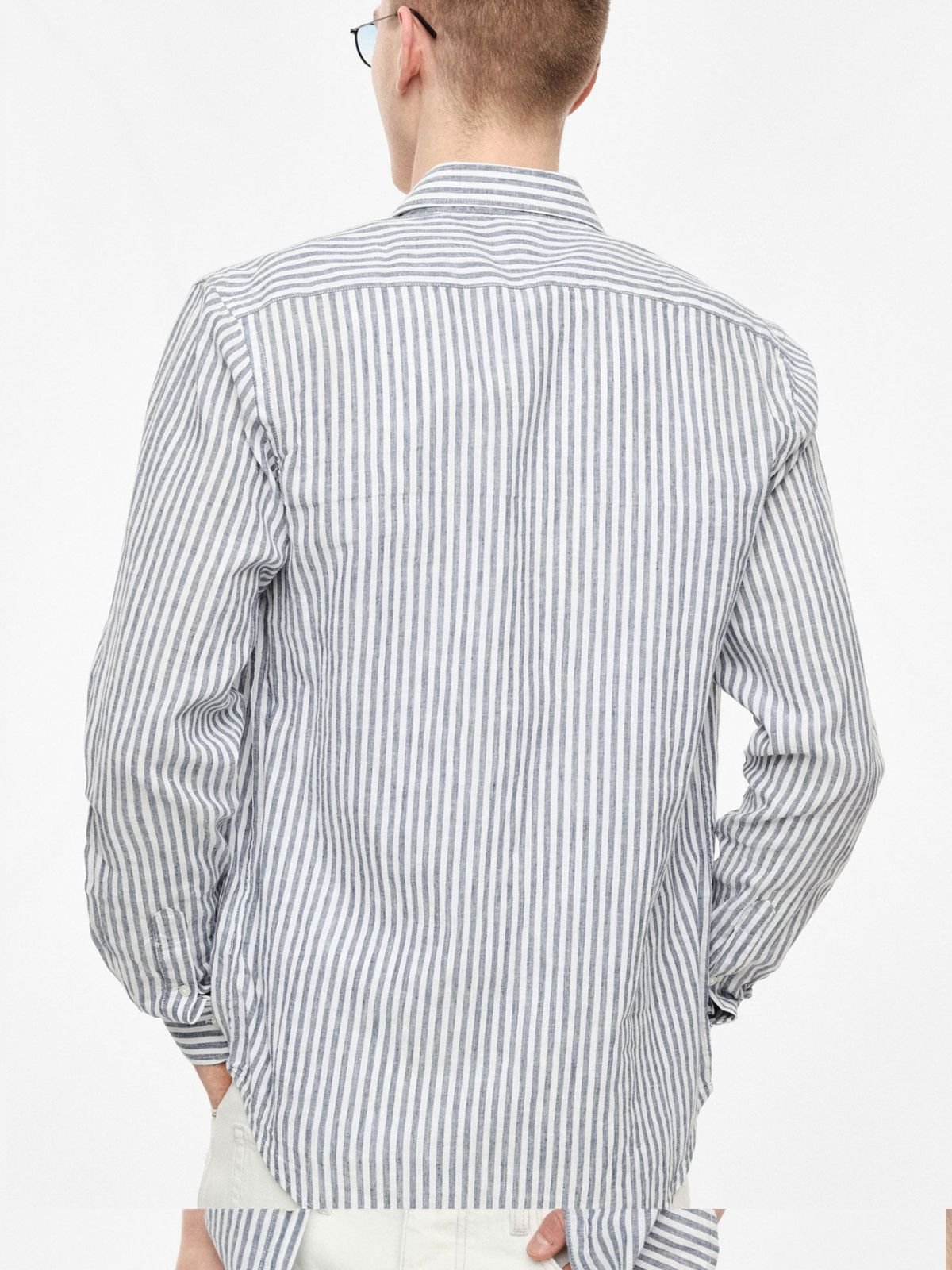 Imperial - Camicia a righe con colletto classico e maniche lunghe - Uomo - World Fashion