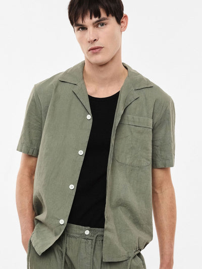 Imperial - Camicia regular-fit con taschino e coulisse - Uomo