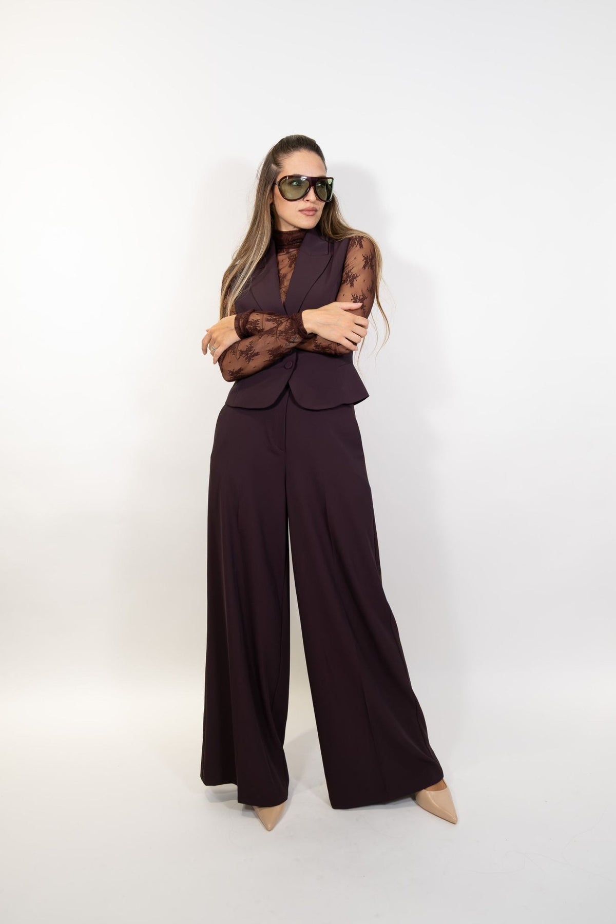 Imperial - Gilet monopetto con rever - Donna - World Fashion