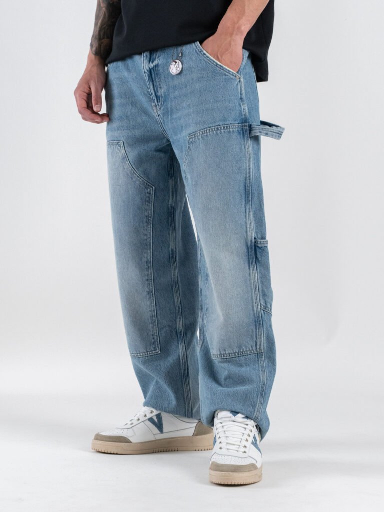 Imperial - Jeans loose fit modello carpenter - Uomo - World Fashion
