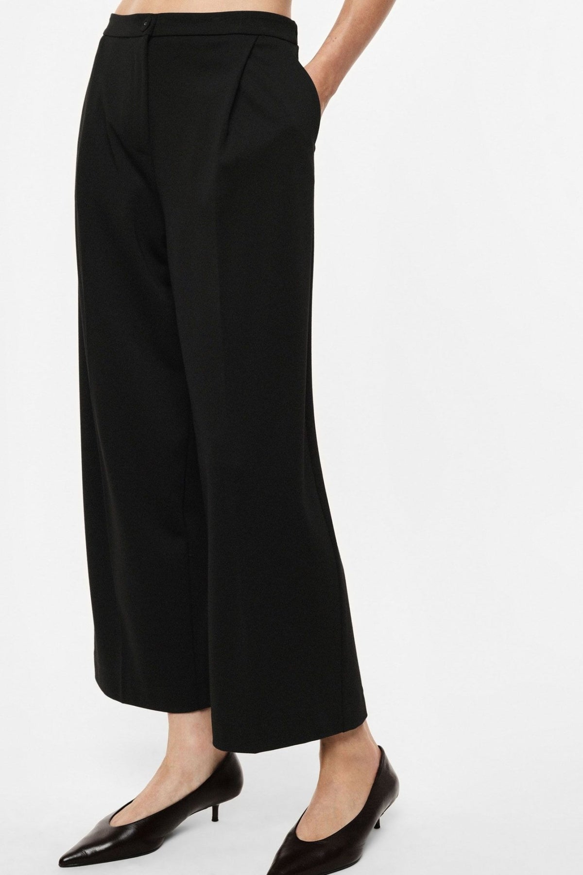 Imperial - Pantaloni palazzo a vita alta con pinces - Donna - World Fashion