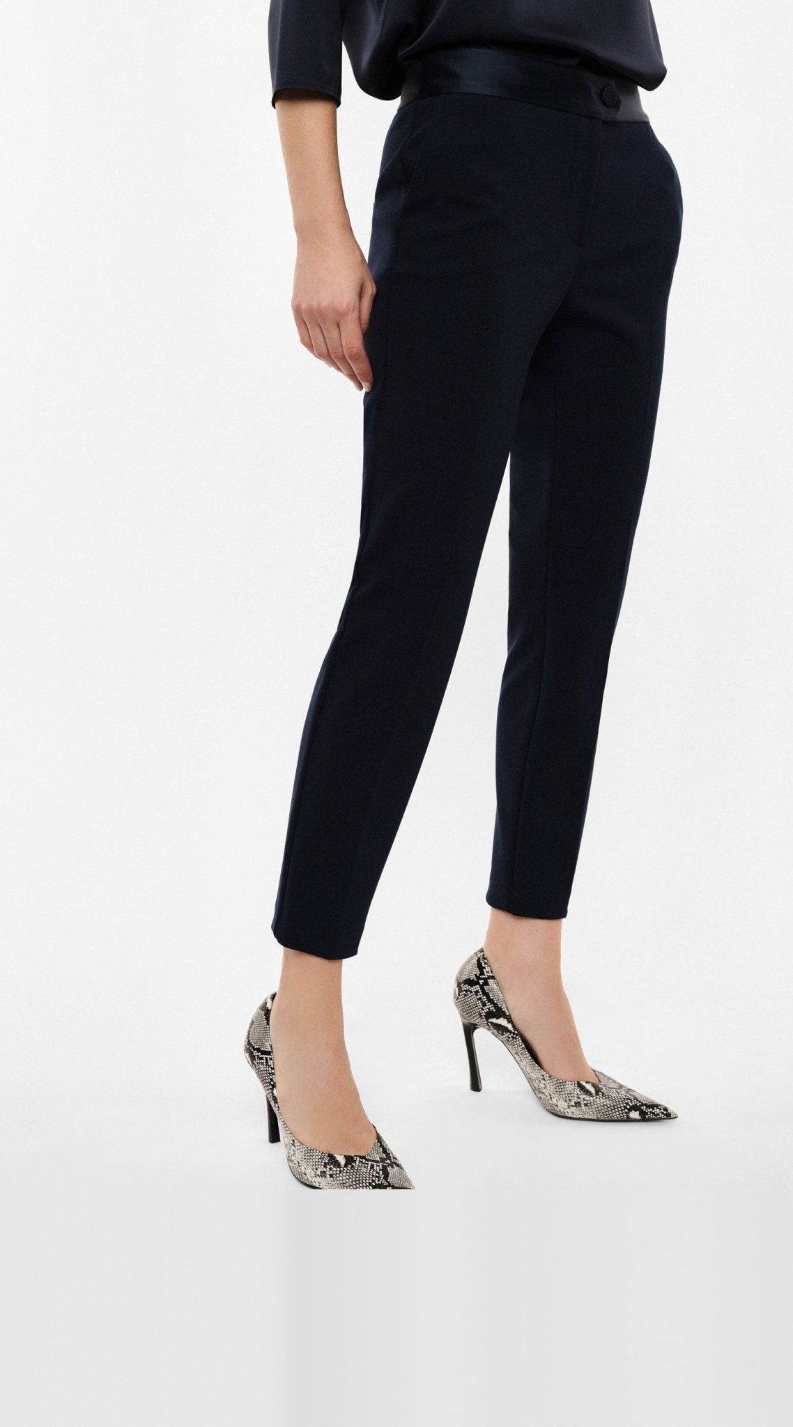 Imperial - Pantaloni sartoriali linea affusolata con dettagli - Donna - World Fashion